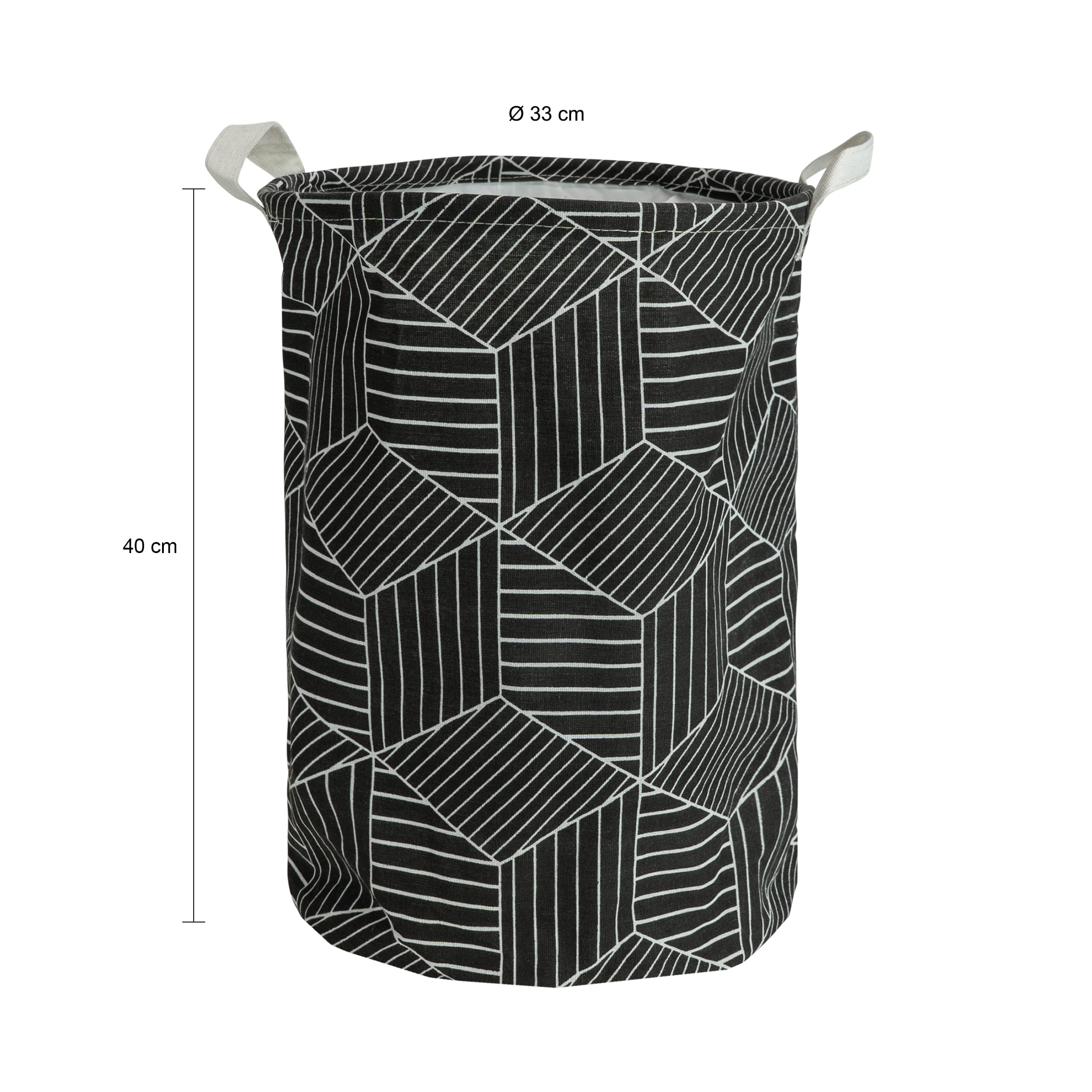 Adviseren Verbinding Verdienen Wasmand met hexagon patroon en 2 handvaten | 43 liter