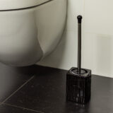 toiletborstel keramiek zwart
