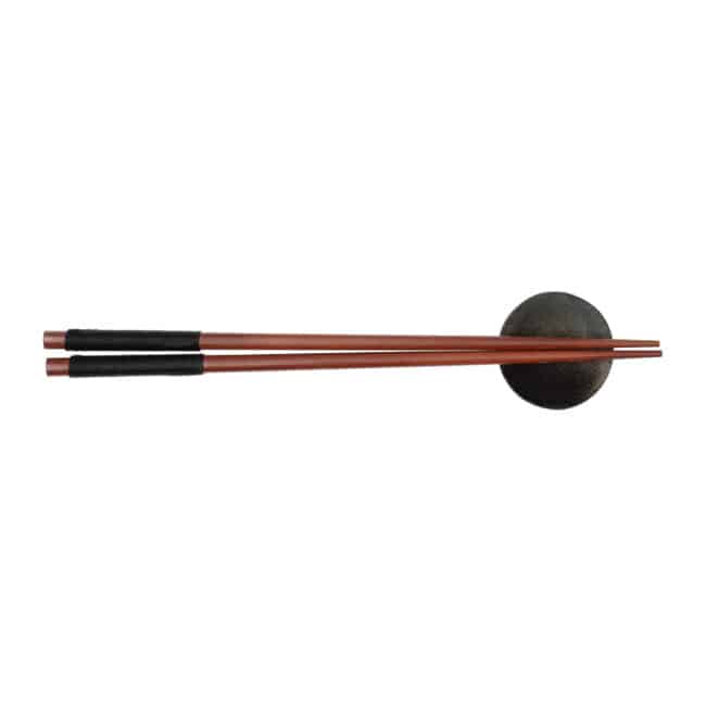 chopstick houders donker keramiek