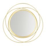 Spiegel rond van goud van 35,5 cm
