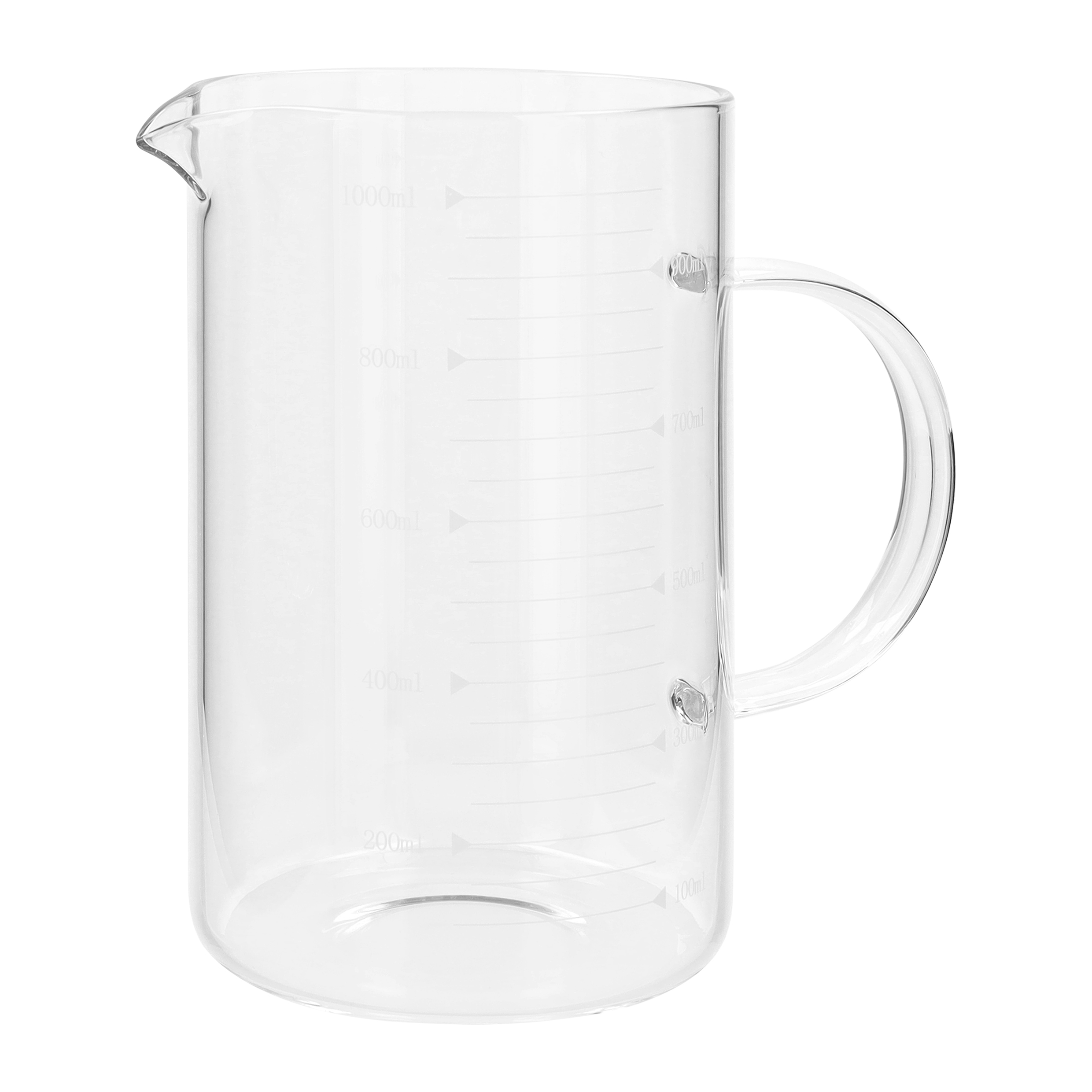 stopverf Opeenvolgend virtueel Maatbeker glas 1000 ml met handvat | Krumble | HomeLiving
