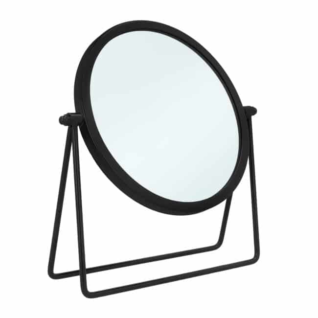 spiegel voor make up metaal zwart