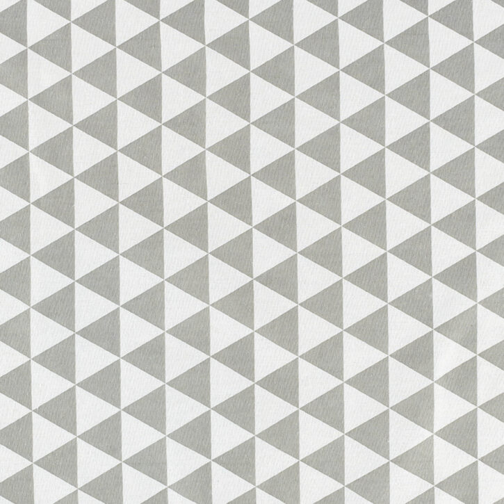 theedoek driehoek patroon grijs en wit