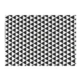 Theedoek driehoek patroon zwart en wit