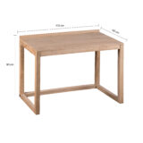 bureau, houten bureau, bureau hout, - afmeting