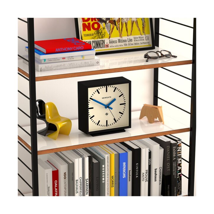 Modern Mantel Clock - Black white - Newgate Amp MAN_AMP390KICE - style shot 1