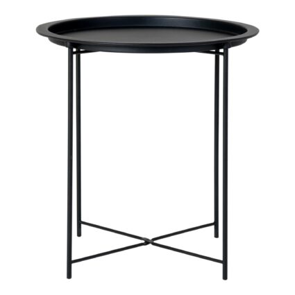 salontafel rond, ronde salontafel, zwarte salontafel, salontafel, salontafel zwart, tafel, tafeltje