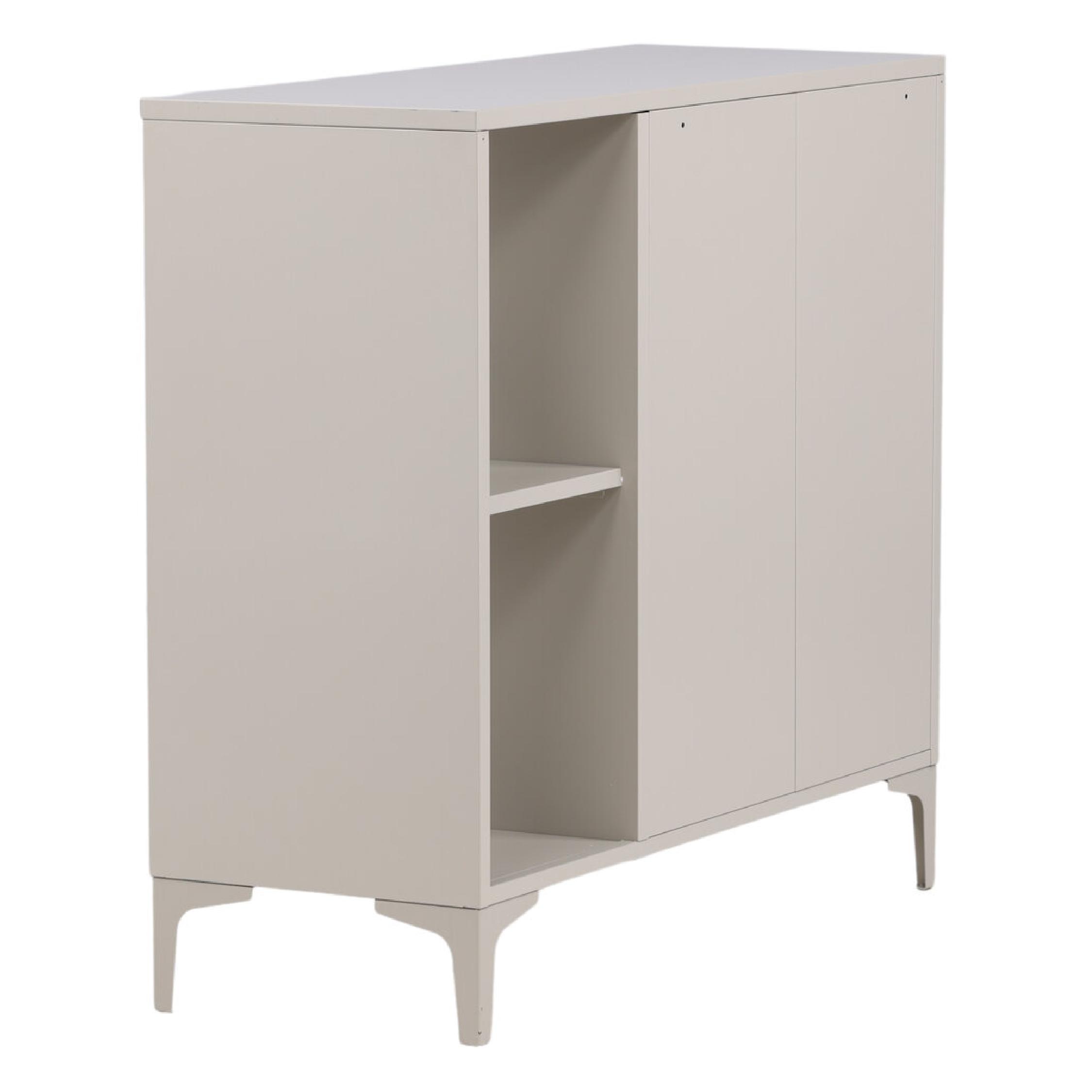 Industriële kast beige staal afbeelding 5