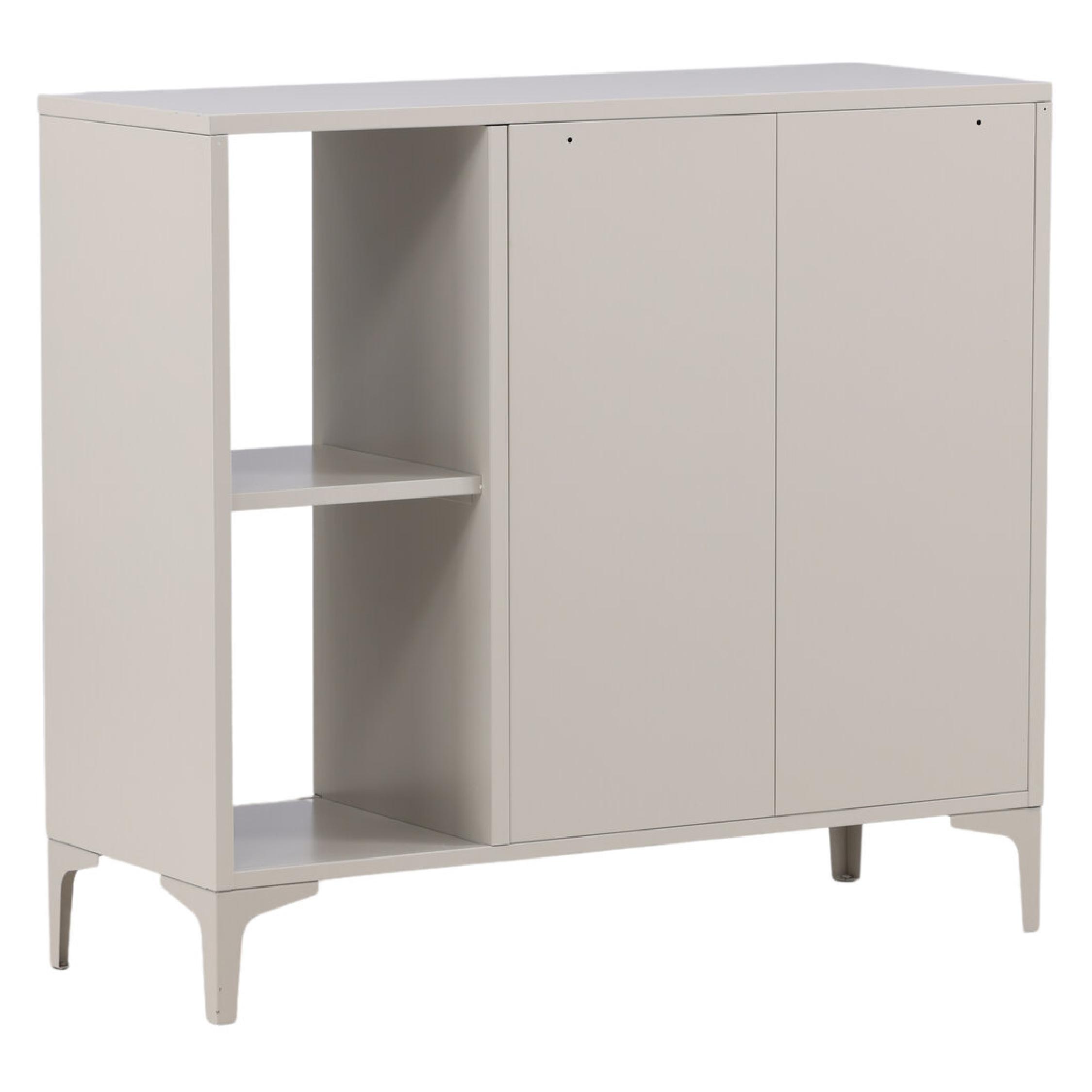 Industriële kast beige staal afbeelding 6