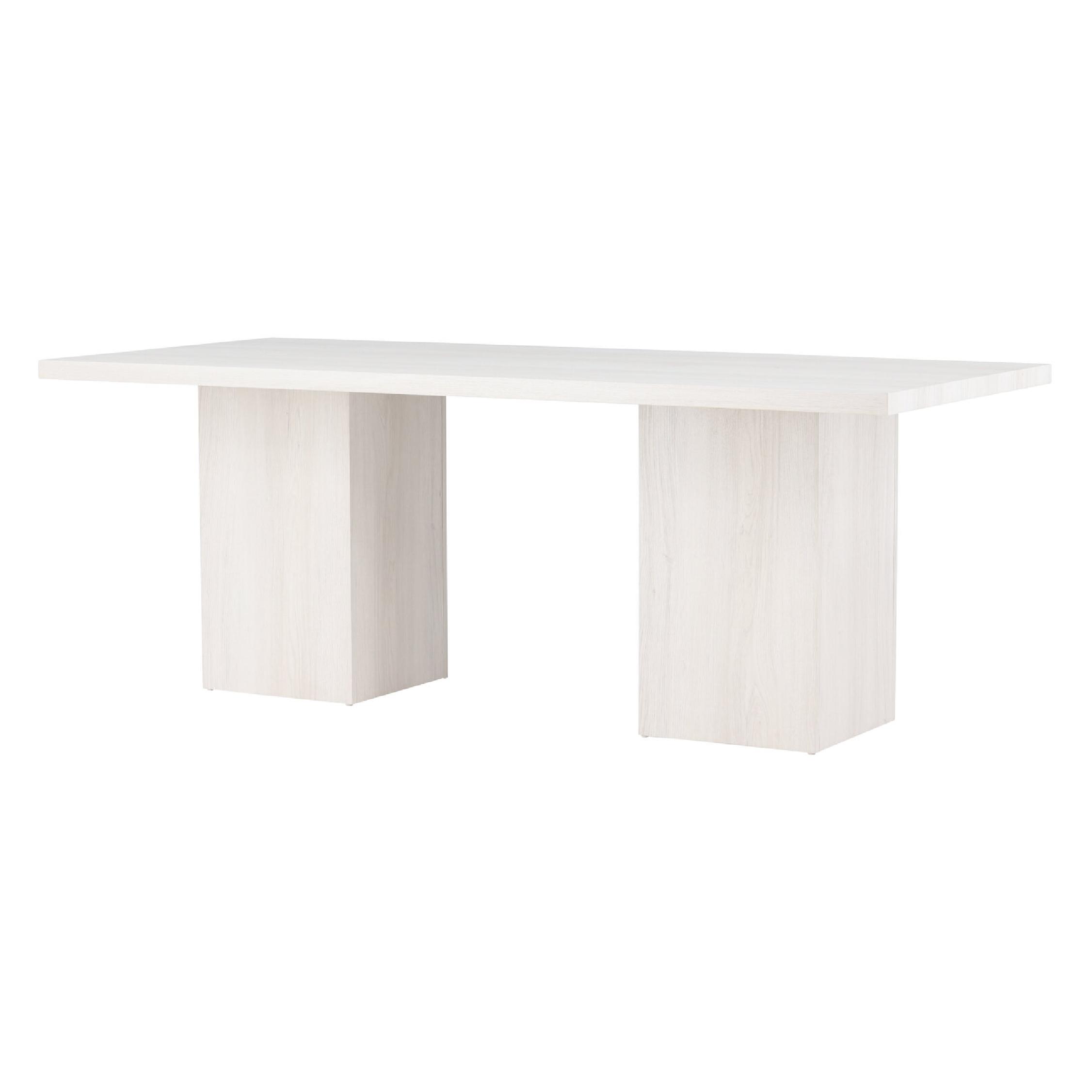 Scandinavische eettafel wit afbeelding 2