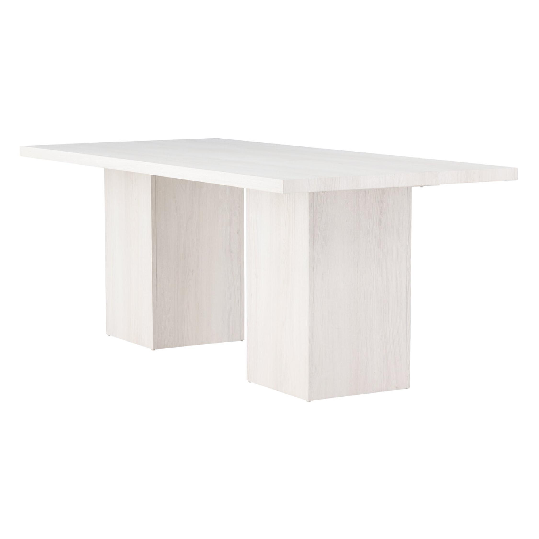 Scandinavische eettafel wit afbeelding 3