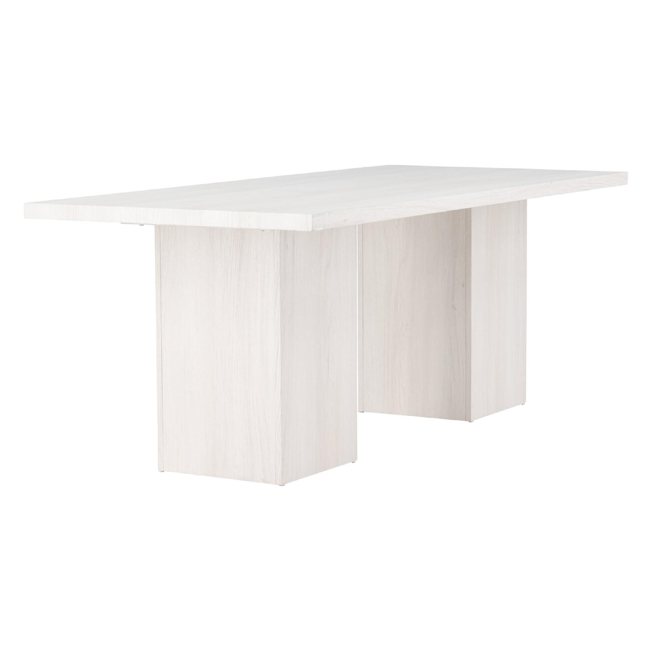 Scandinavische eettafel wit afbeelding 5