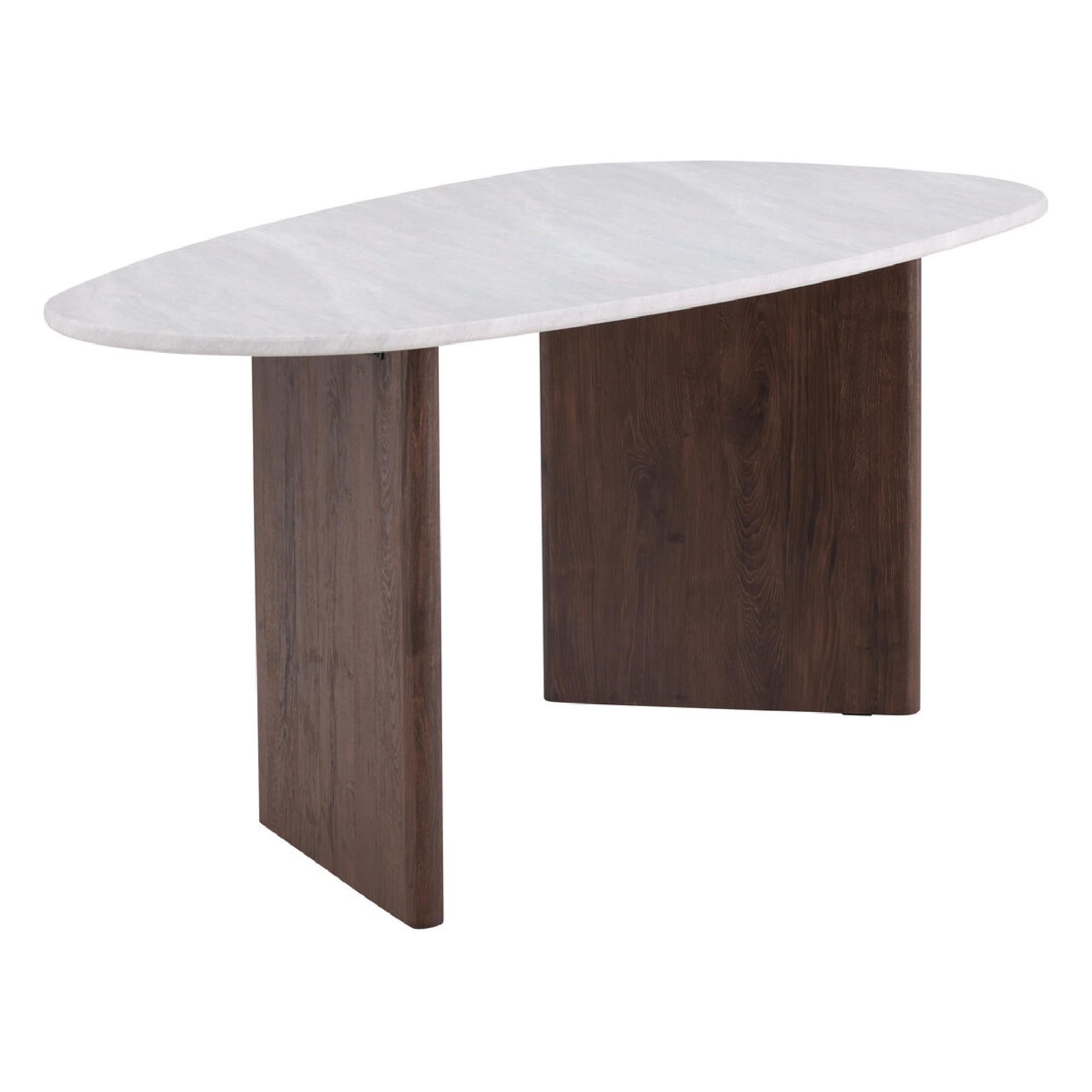 Scandinavische eettafel lichtgrijs betonlook afbeelding 11