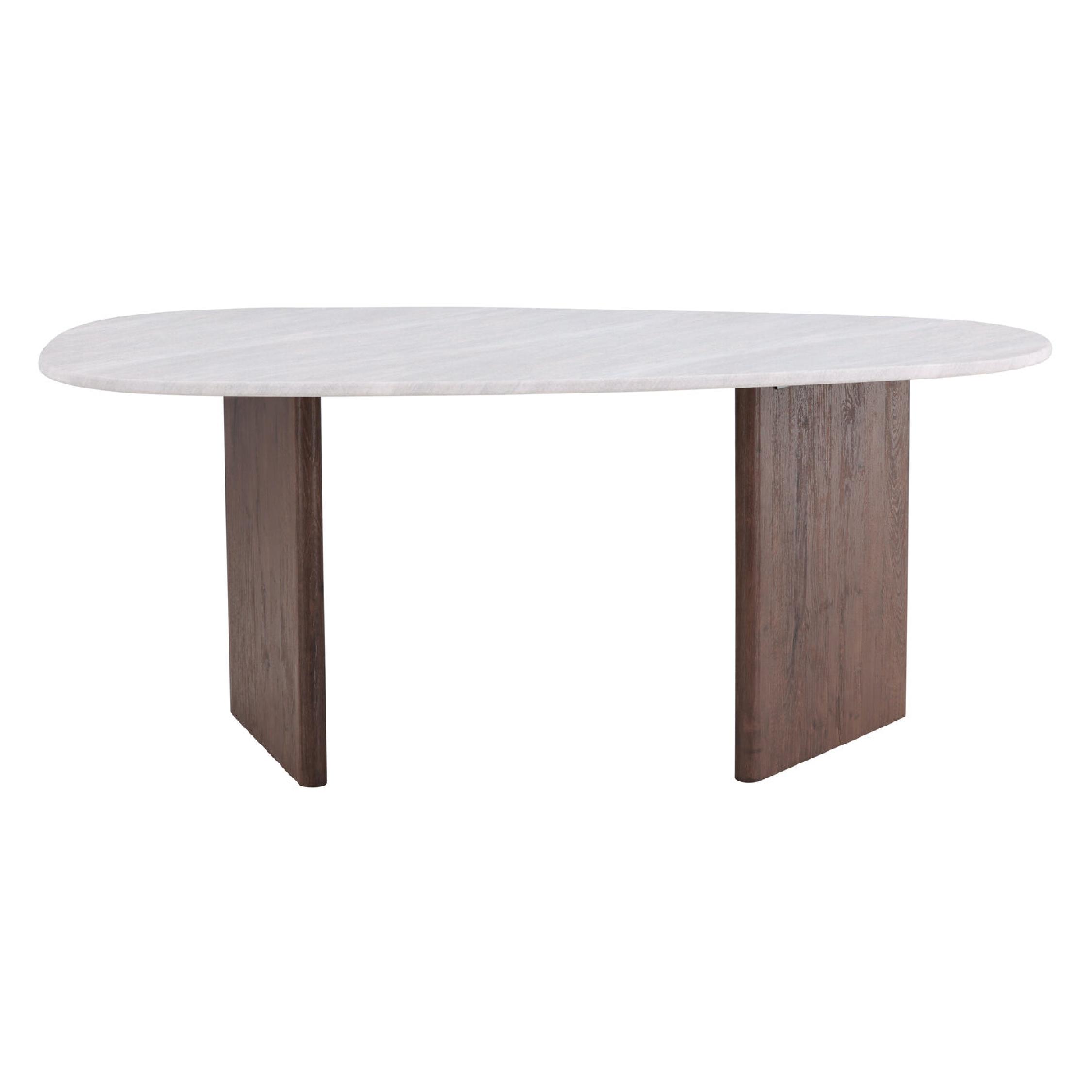 Scandinavische eettafel lichtgrijs betonlook afbeelding 7