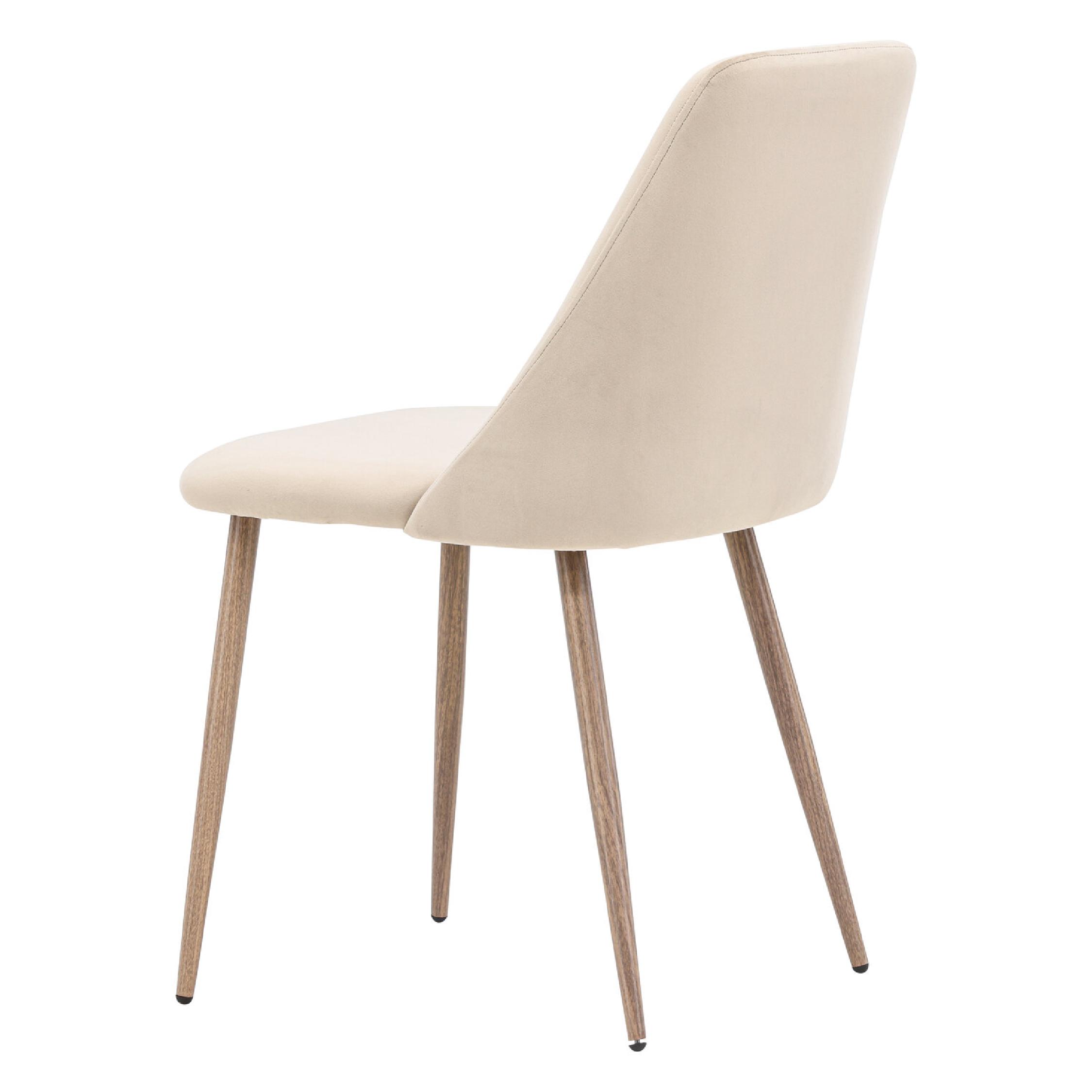 Uvia eetkamerstoelen donker walnoot mocca bruin afbeelding 5