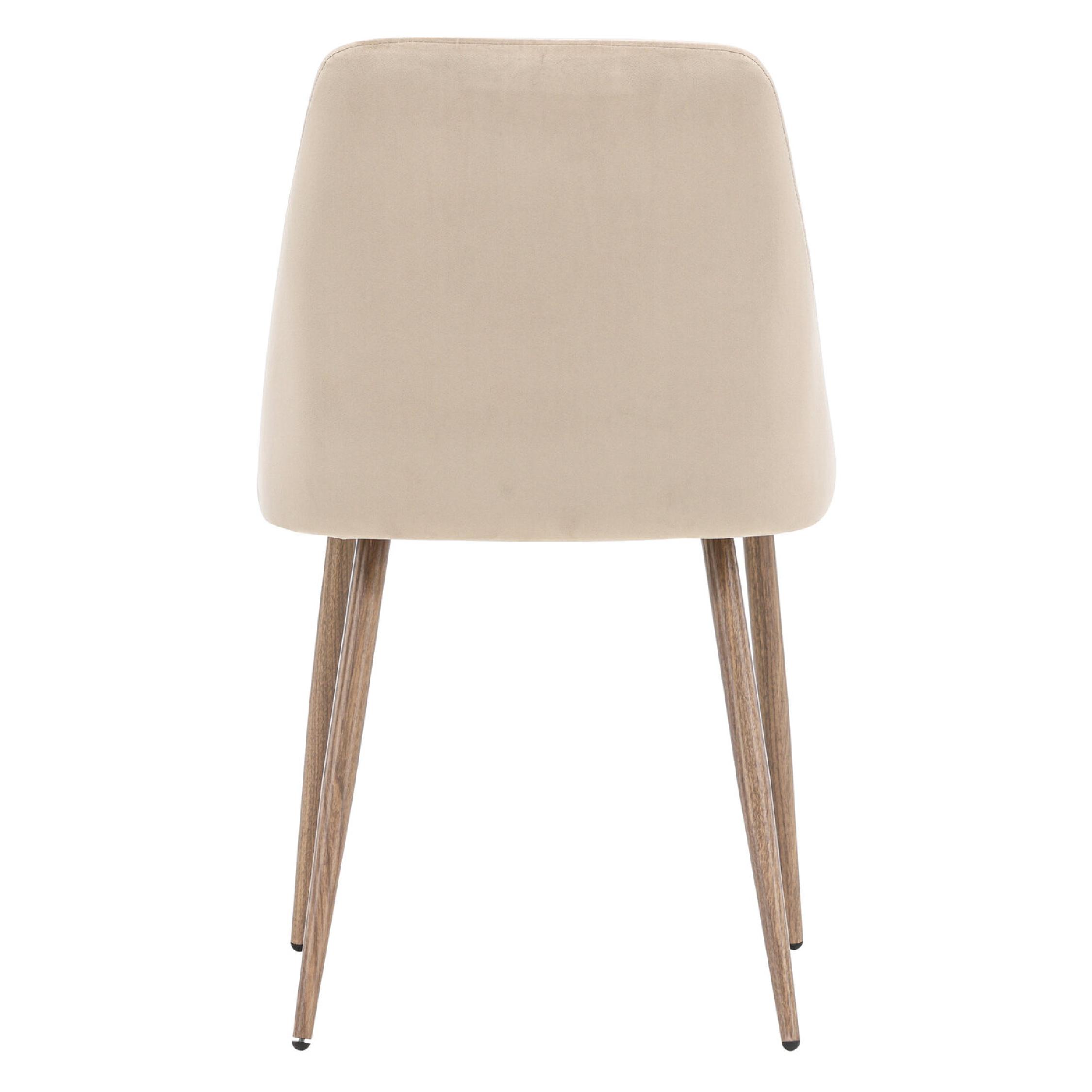 Uvia eetkamerstoelen donker walnoot mocca bruin afbeelding 7