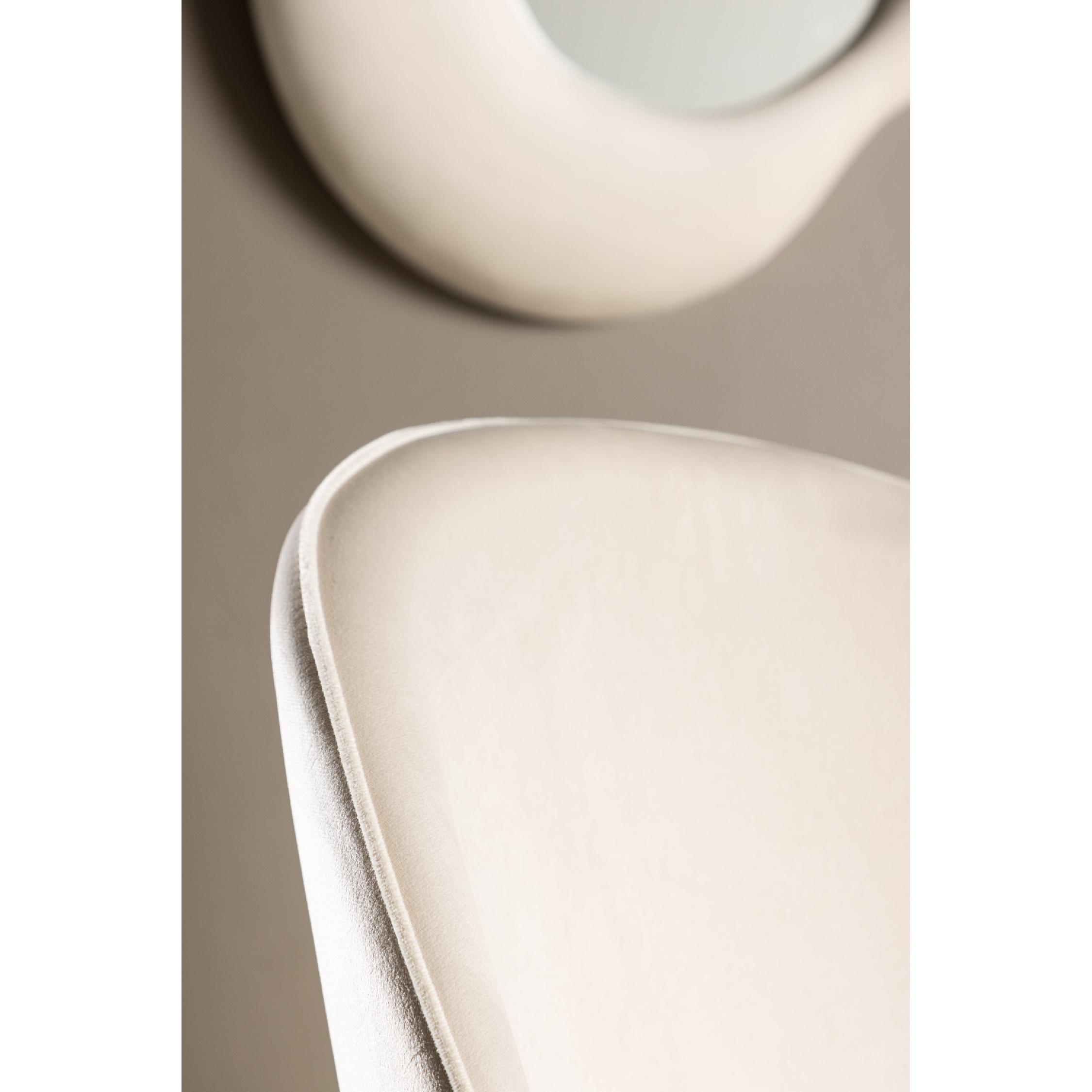 Brivo Matstoel 2-pack Beige Fluweel afbeelding 15