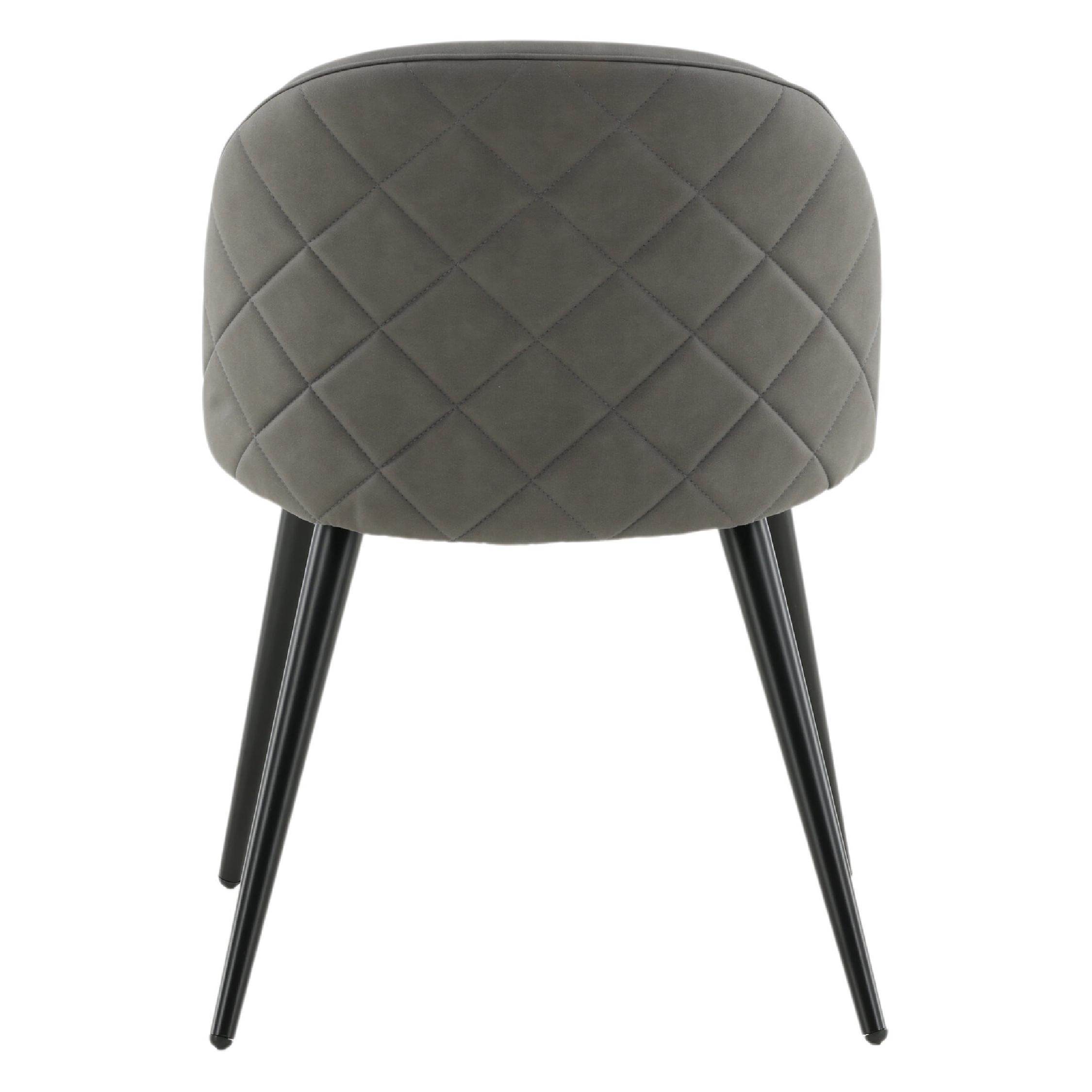 Luxe eetkamerstoelen zwart grijs afbeelding 7