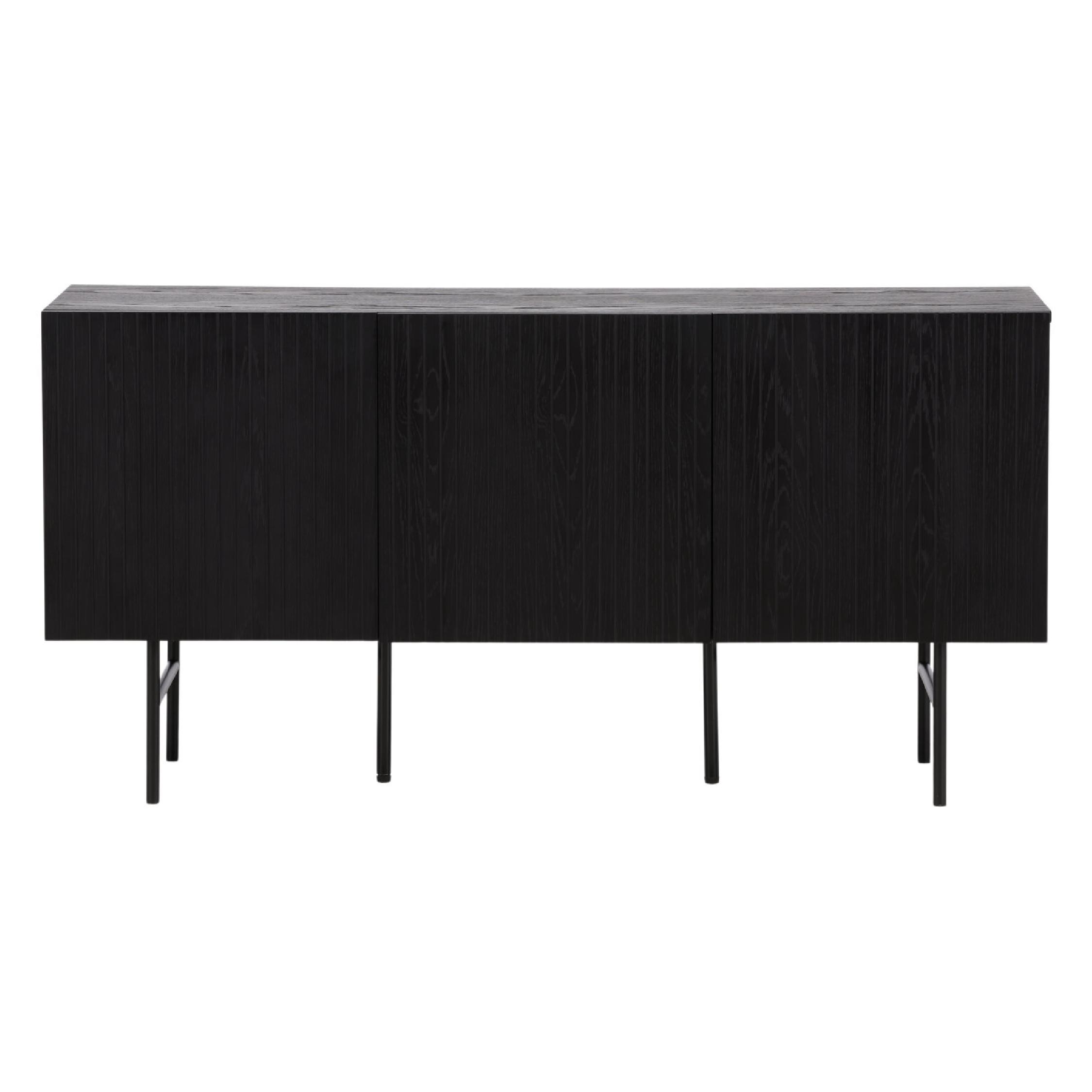 Daro Dressoir Scandinavisch Design Zwart Eikenfineer afbeelding 1