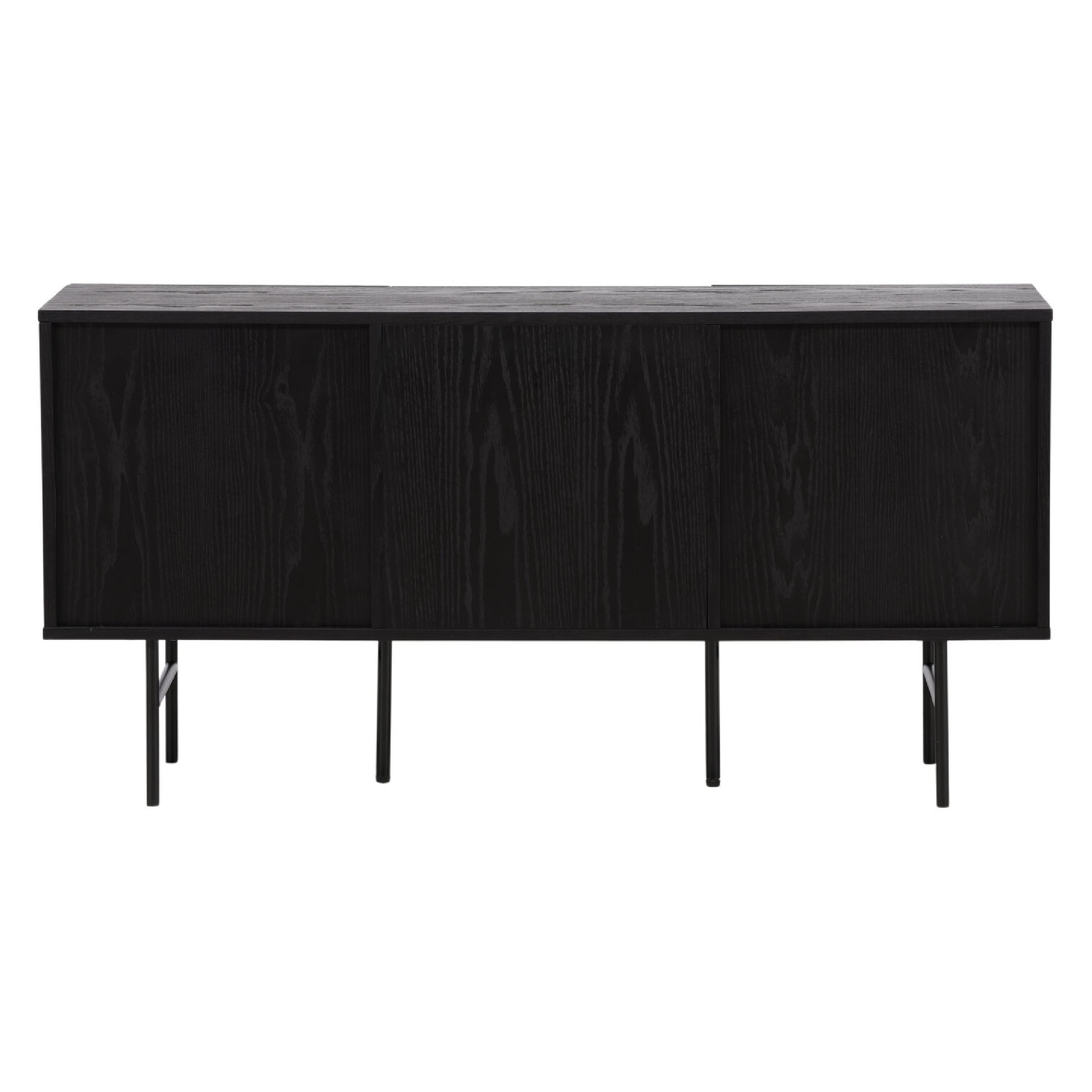 Daro Dressoir Scandinavisch Design Zwart Eikenfineer afbeelding 7