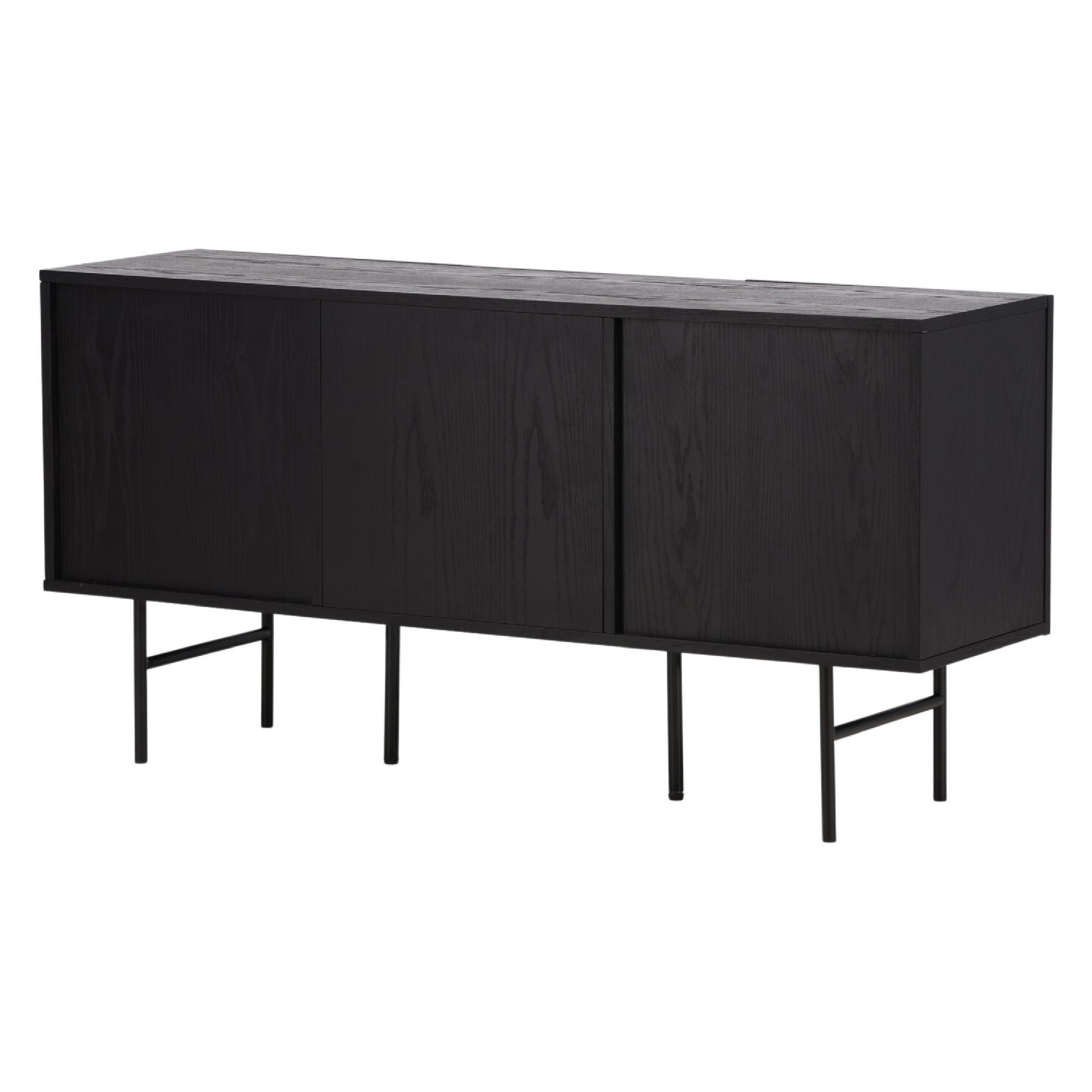 Daro Dressoir Scandinavisch Design Zwart Eikenfineer afbeelding 8