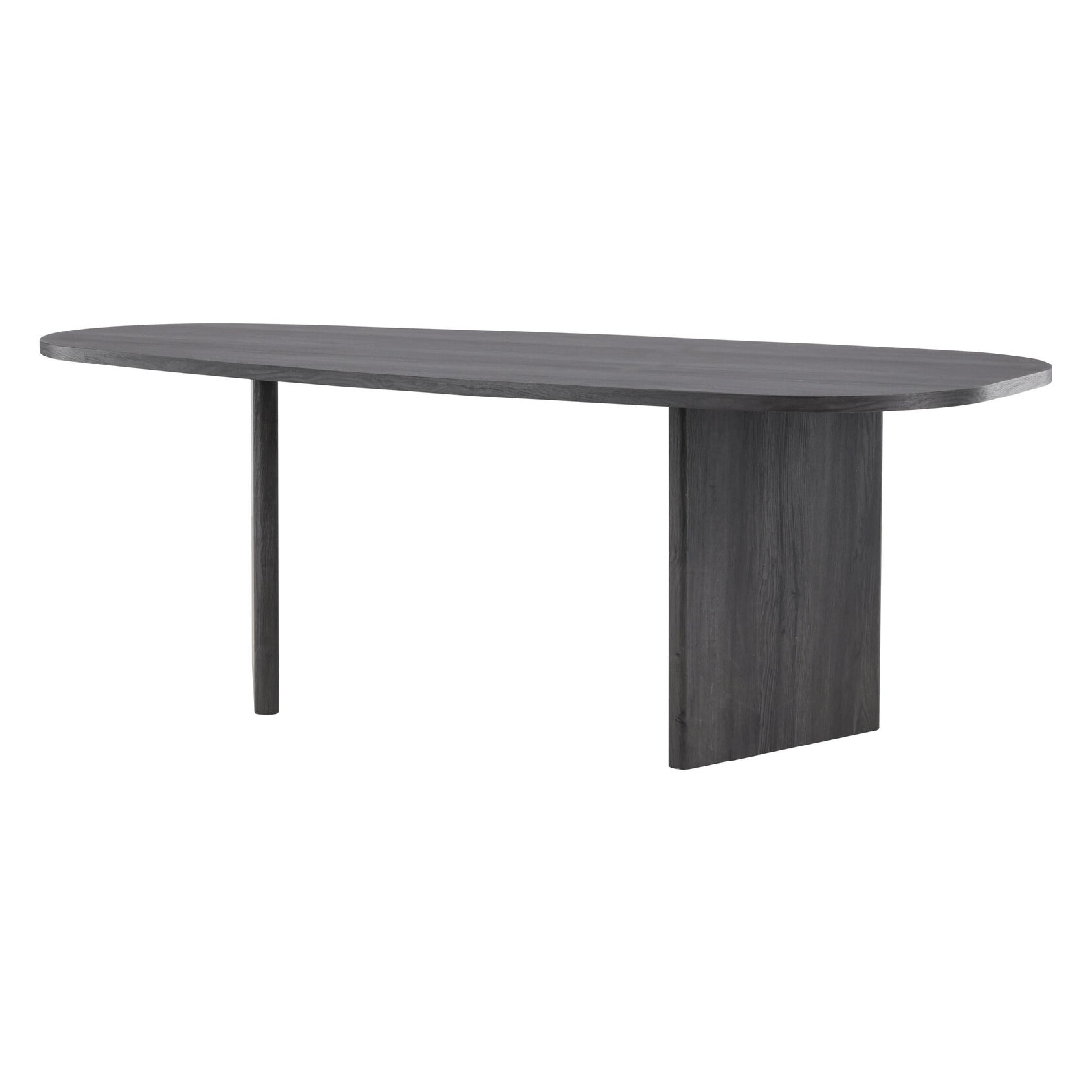 Eettafel Taro Zwart 220x100 cm afbeelding 2