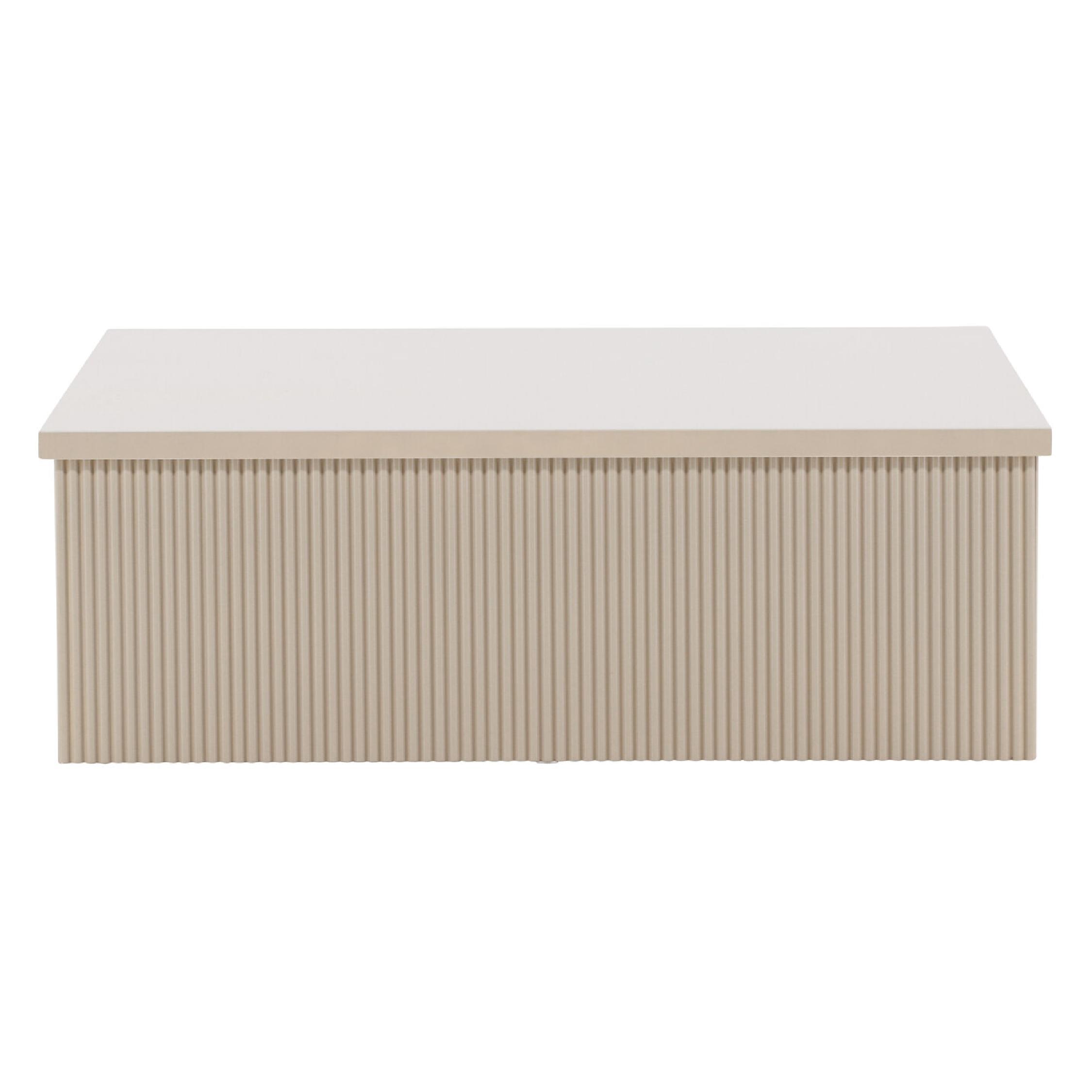 Luno Salontafel Moderne Elegantie Beige 90x90 cm afbeelding 10