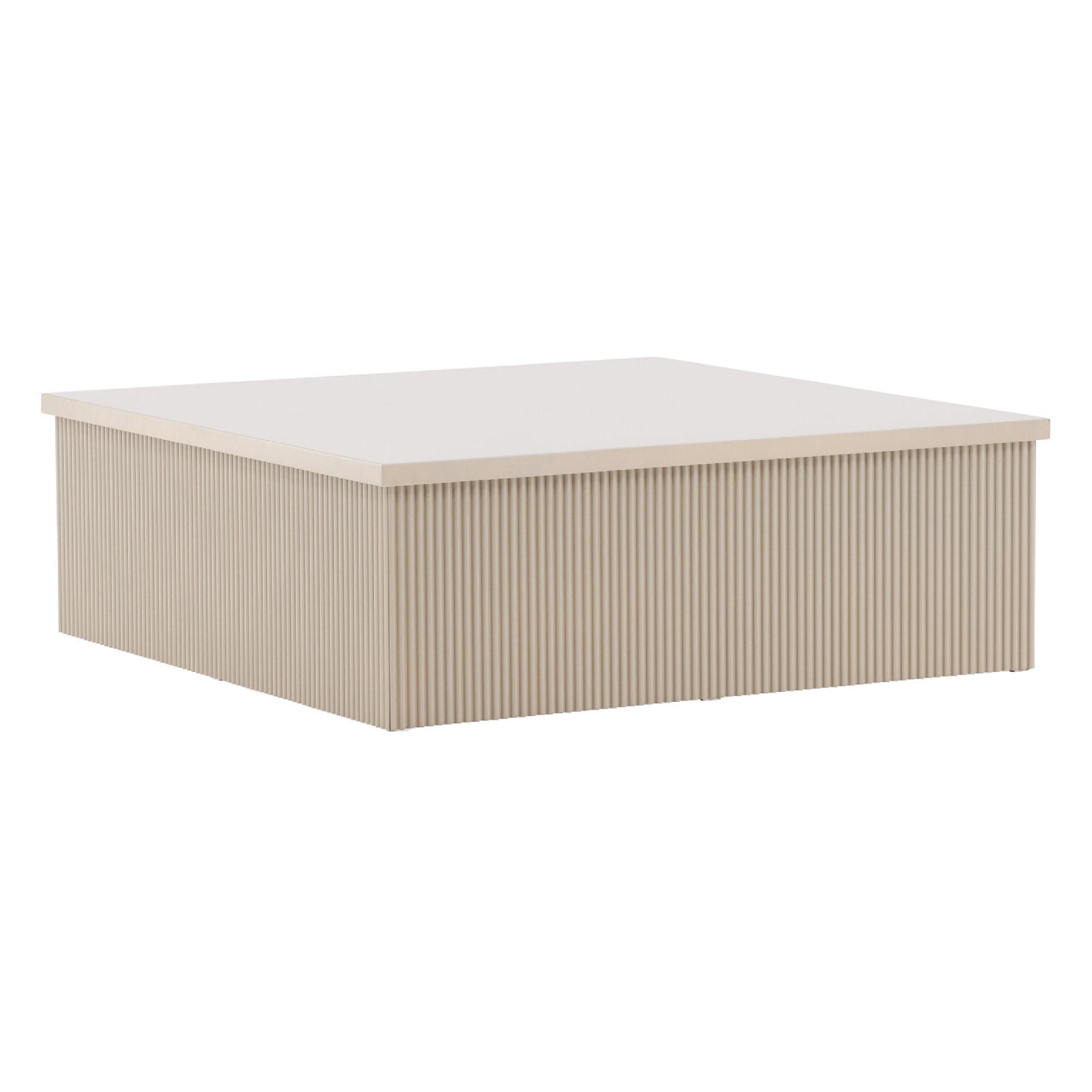 Luno Salontafel Moderne Elegantie Beige 90x90 cm afbeelding 12