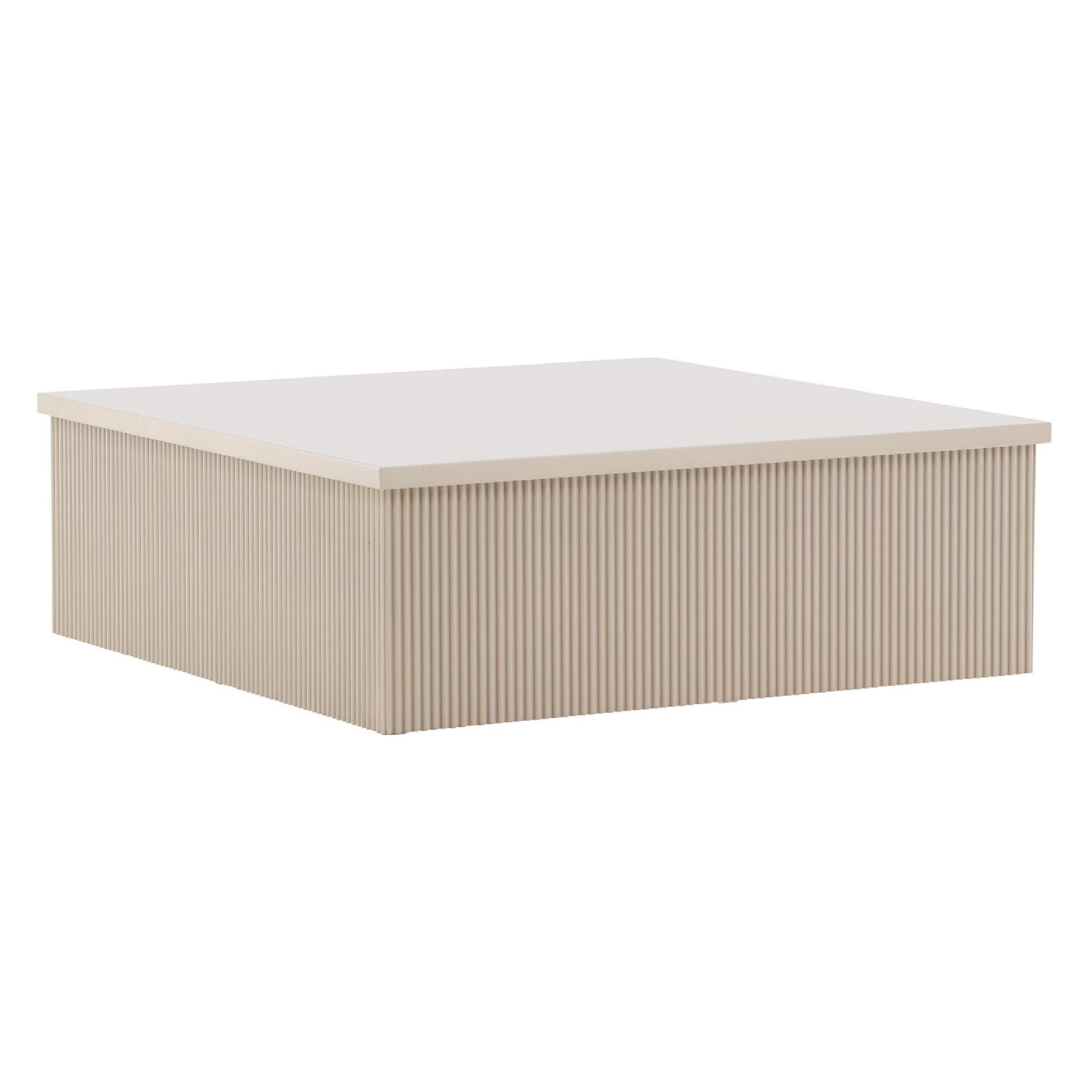 Luno Salontafel Moderne Elegantie Beige 90x90 cm afbeelding 6