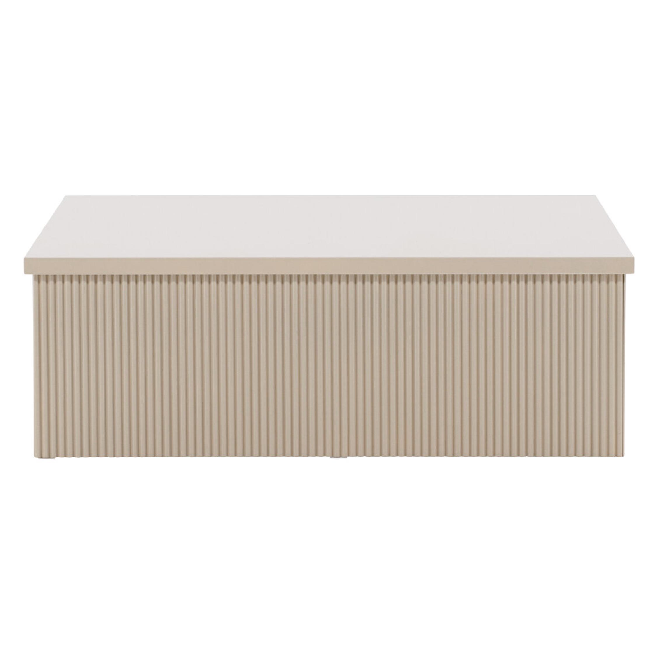 Luno Salontafel Moderne Elegantie Beige 90x90 cm afbeelding 7