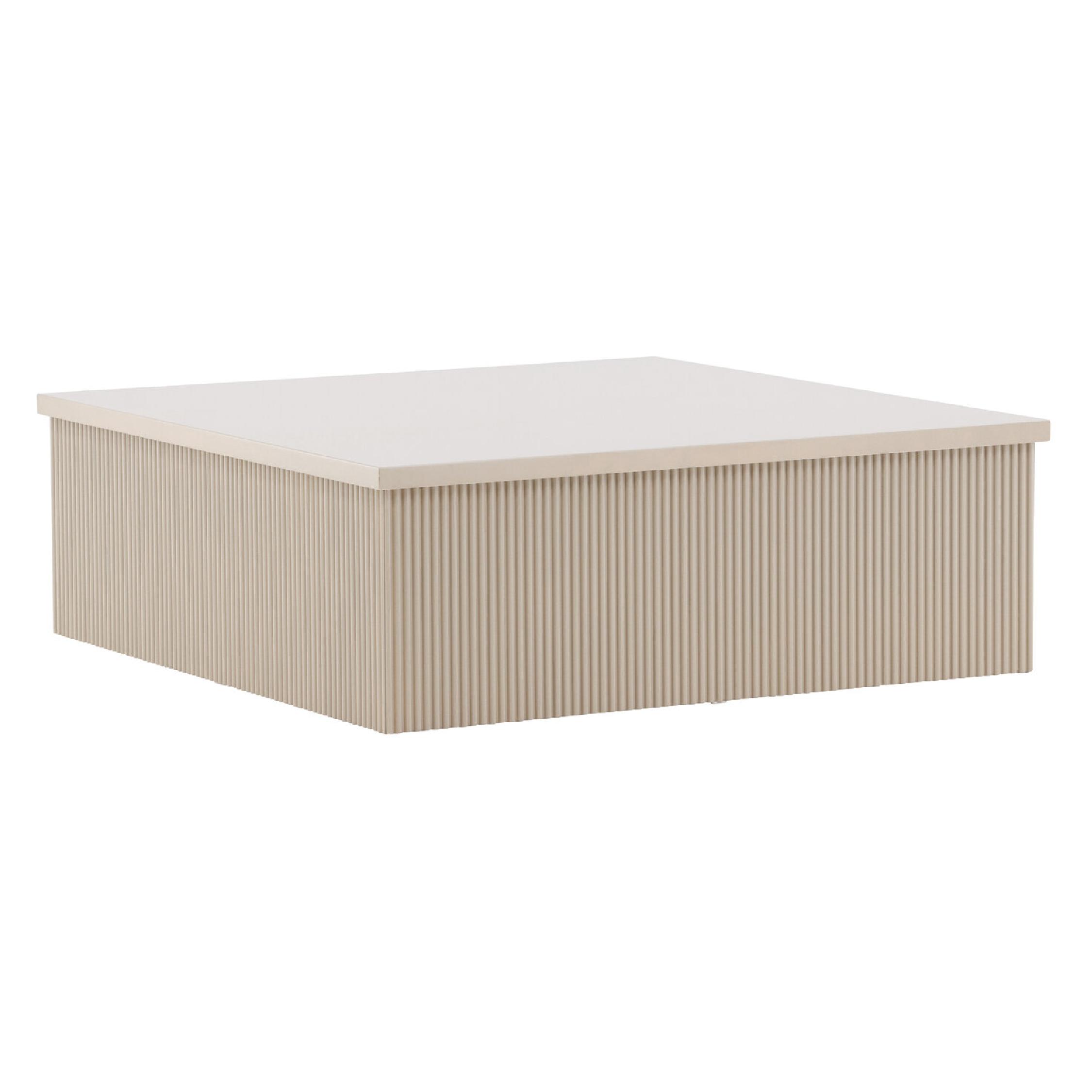 Luno Salontafel Moderne Elegantie Beige 90x90 cm afbeelding 9