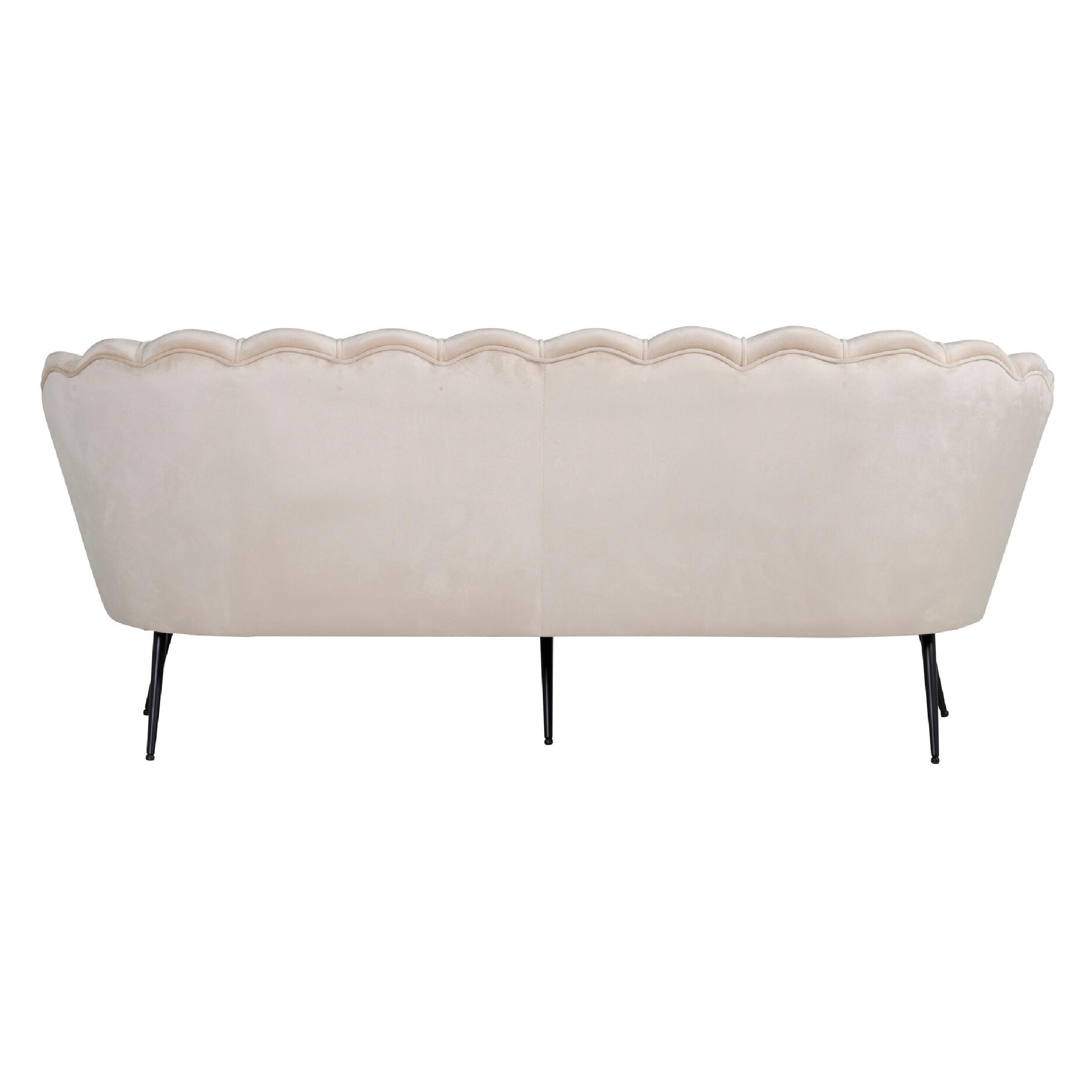 Piro Sofa Beige Fluweel afbeelding 2