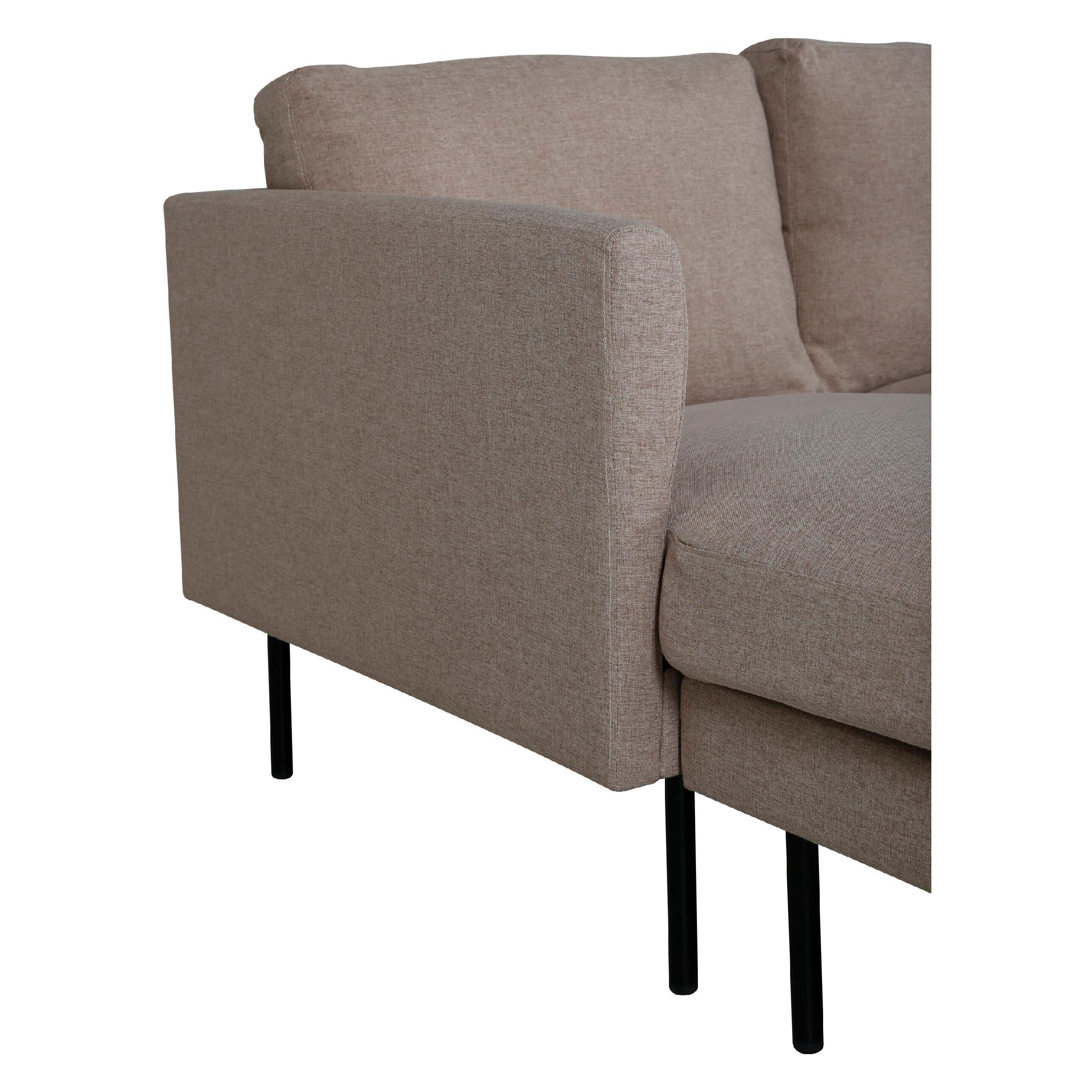 Jano U-Sofa Beige Stof afbeelding 2