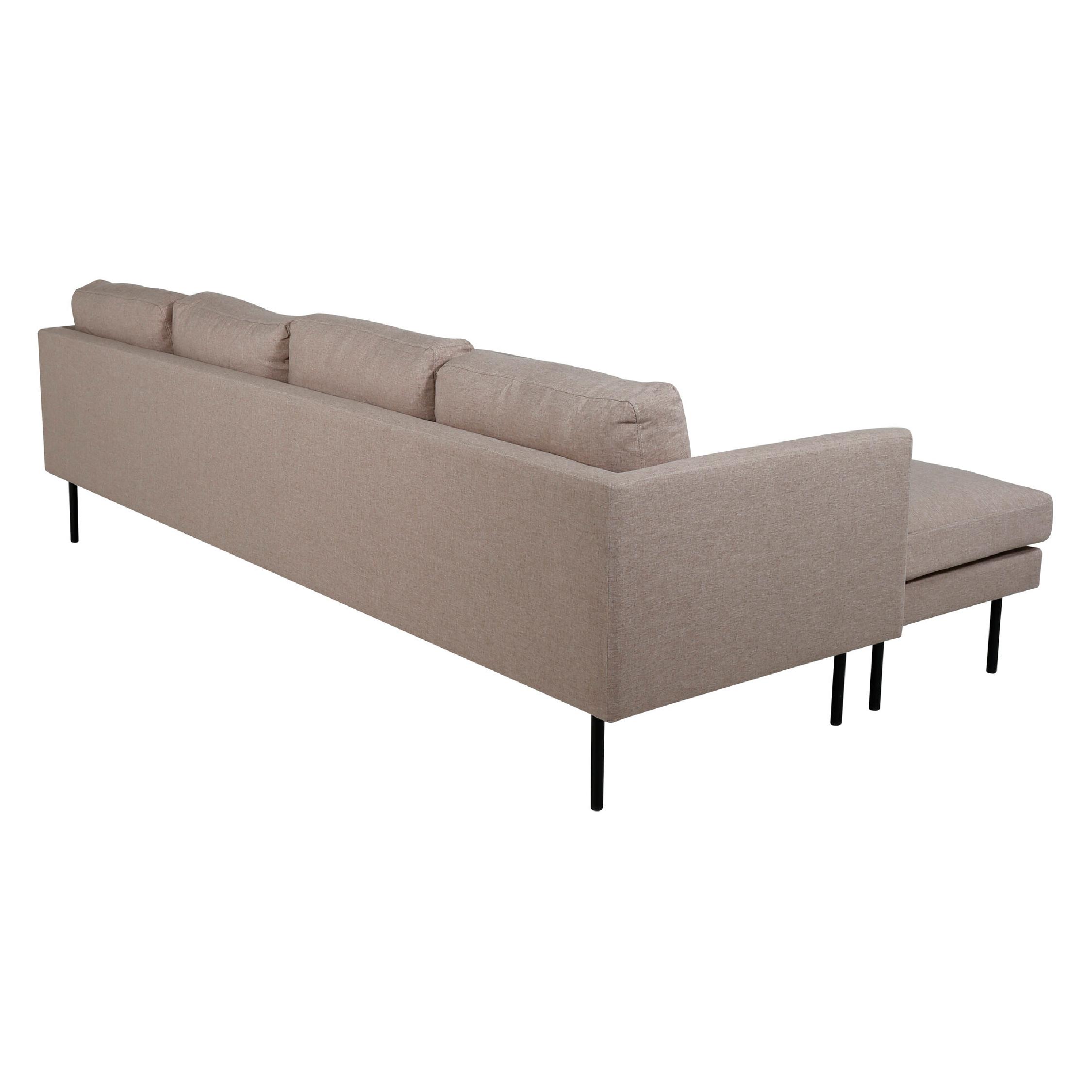 Jano U-Sofa Beige Stof afbeelding 3