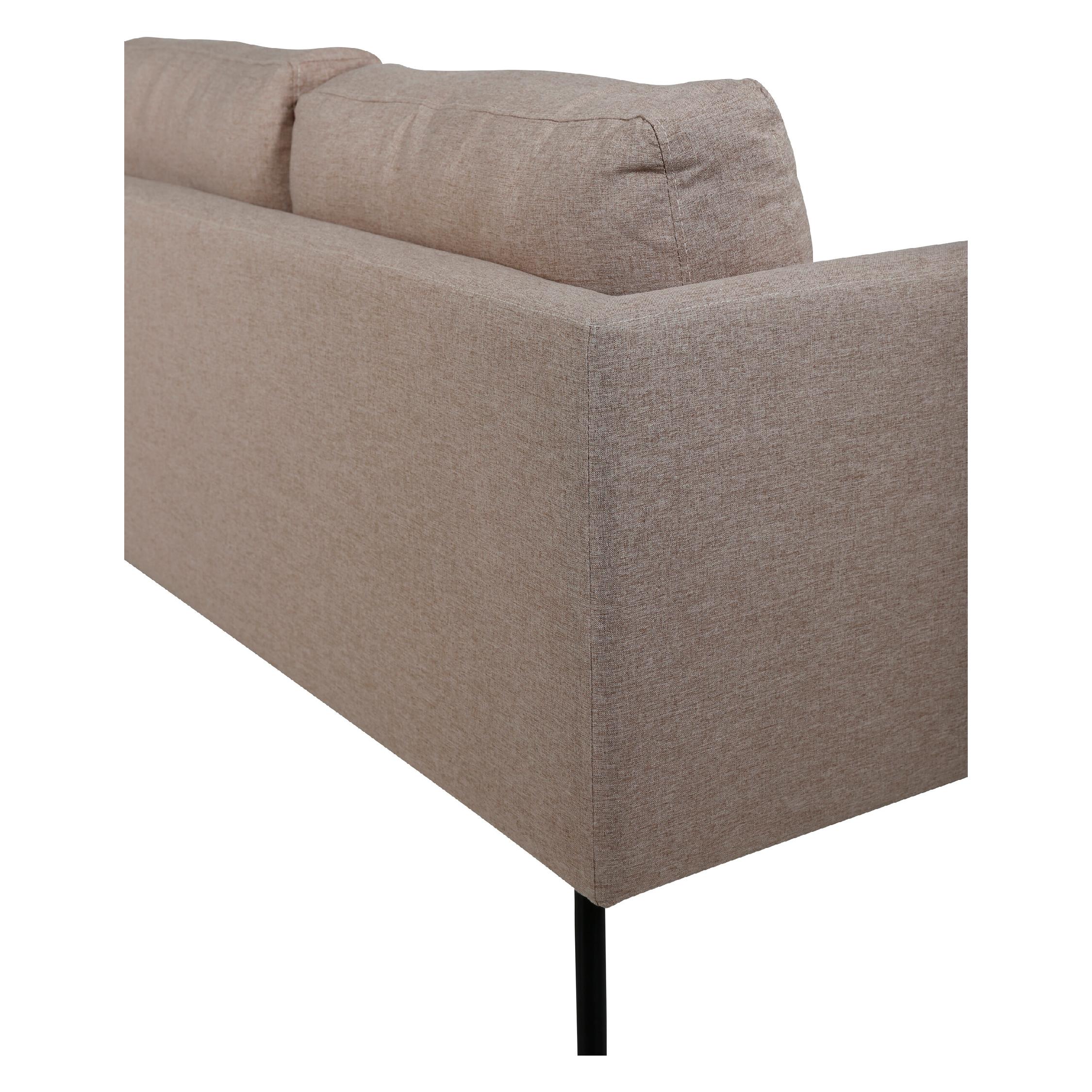 Jano U-Sofa Beige Stof afbeelding 4