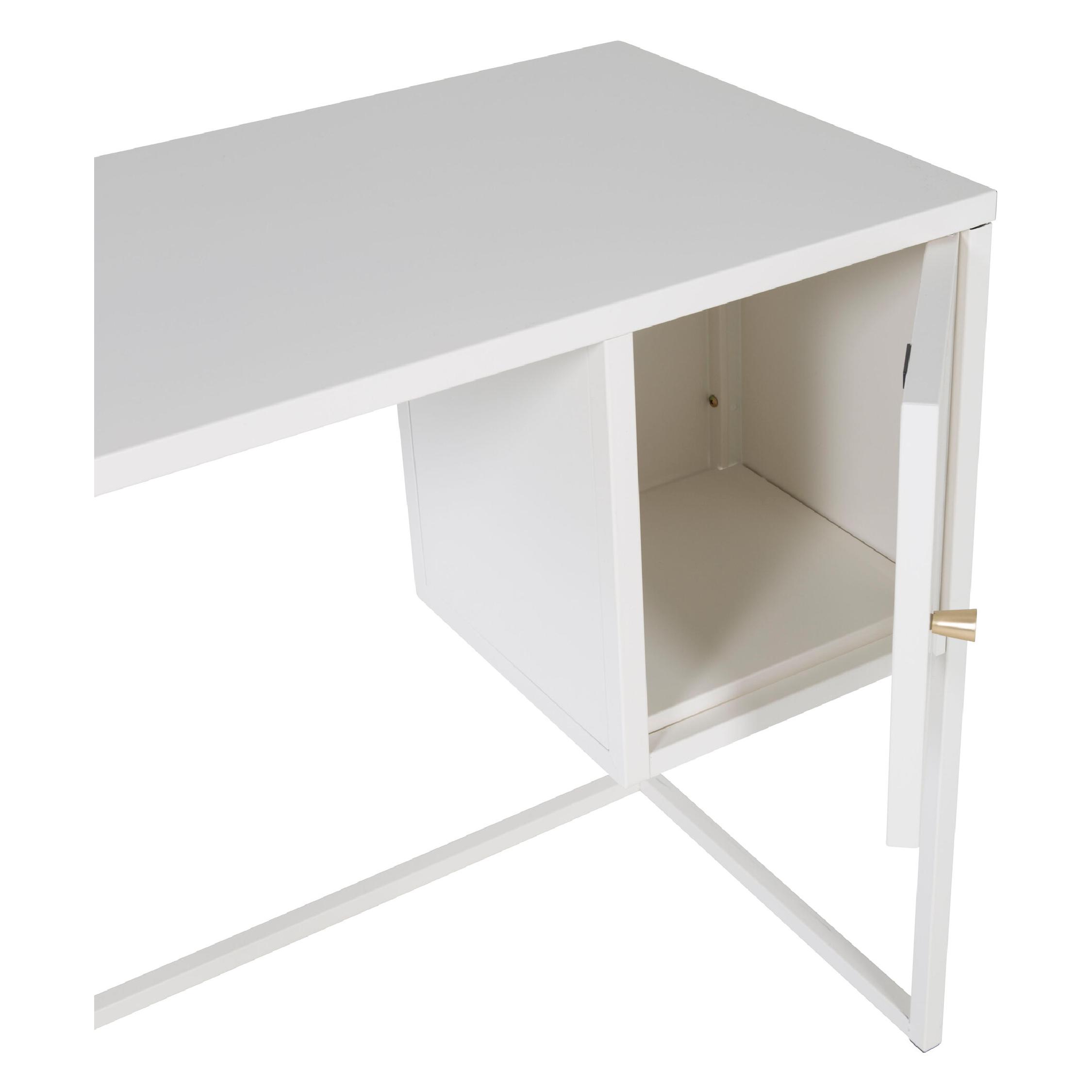 Zeno Bureau Wit Industrieel Design afbeelding 3