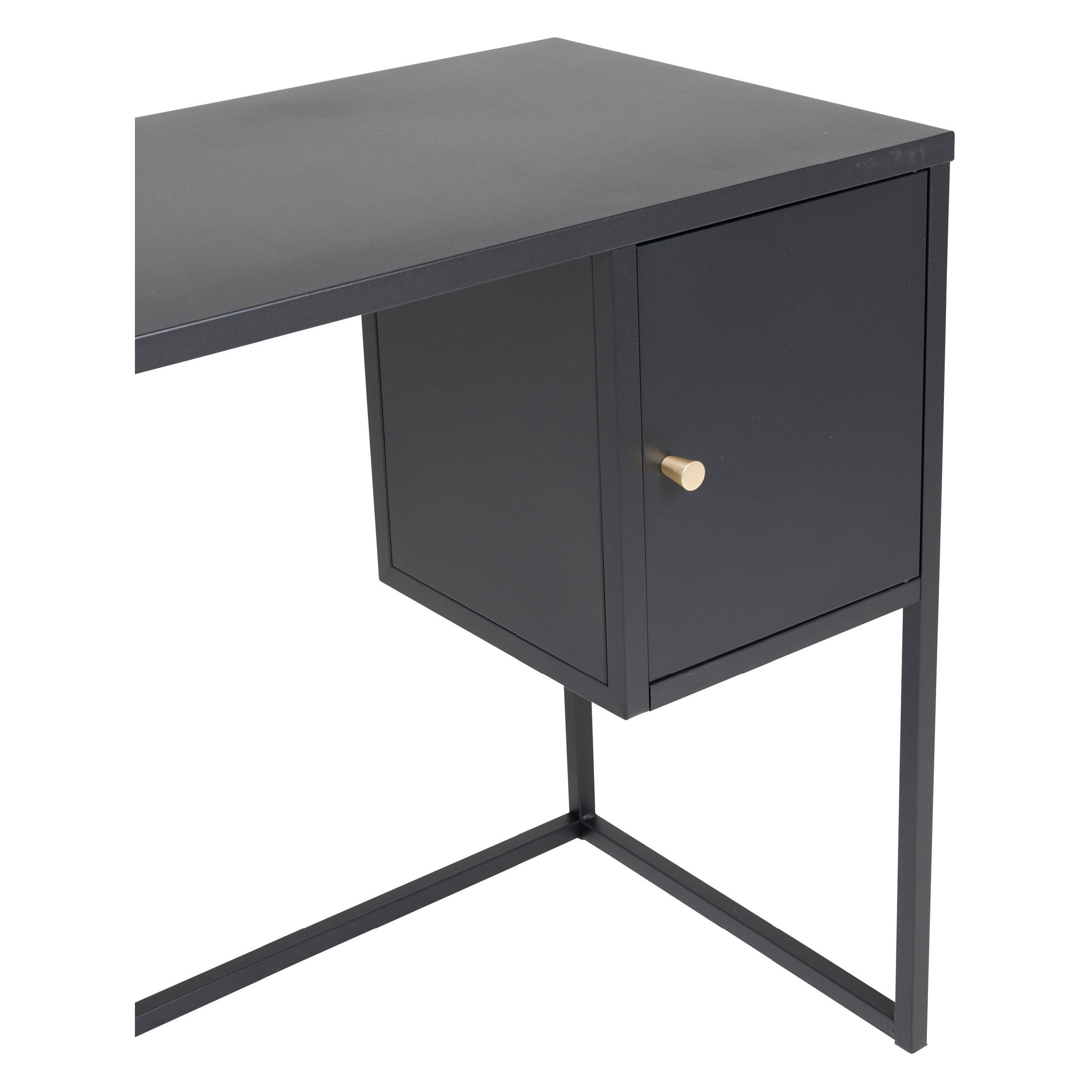 Zeno Bureau Zwart Industrieel Design afbeelding 4