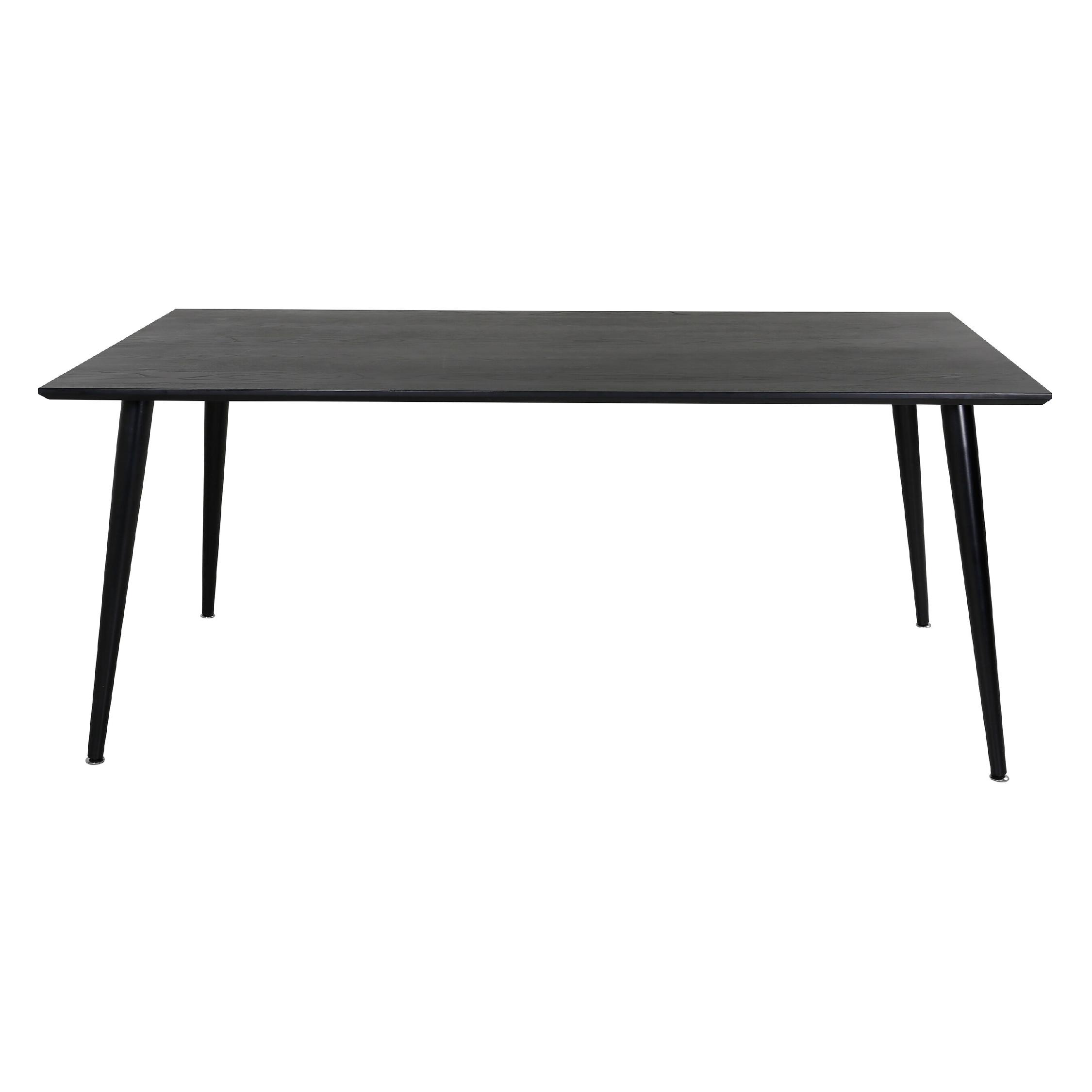 Eettafel Zwart Fineer afbeelding 1