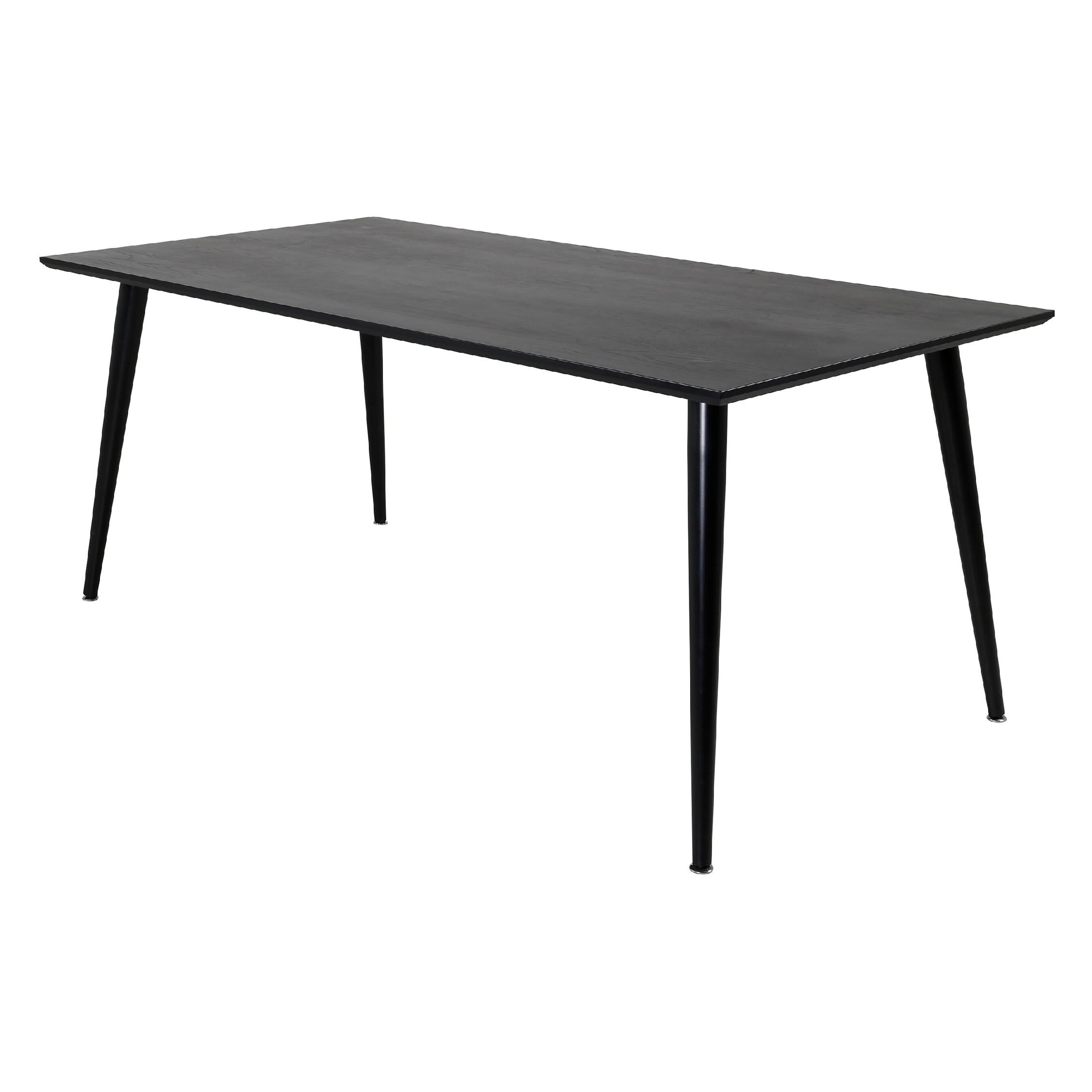 Eettafel Zwart Fineer afbeelding 2