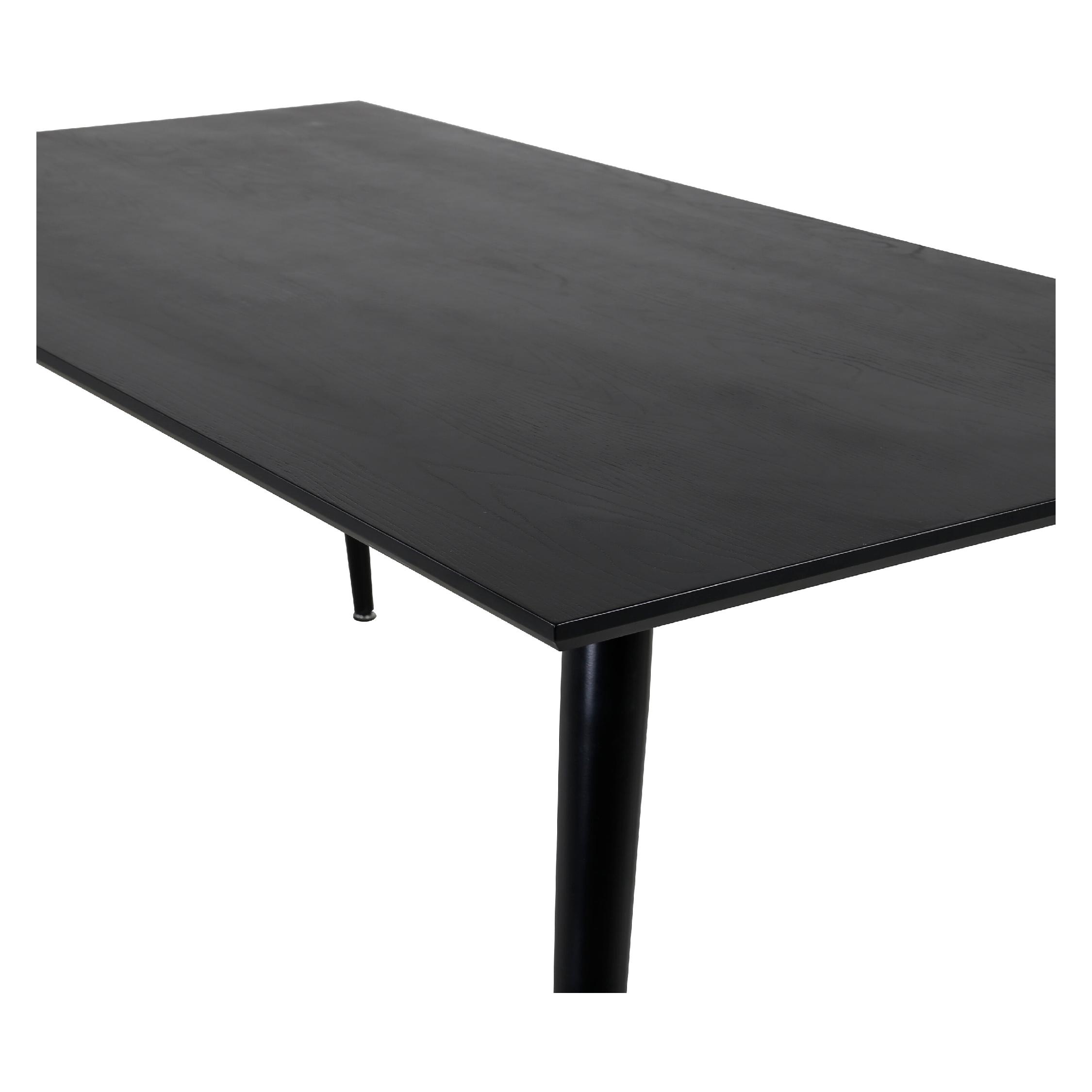 Eettafel Zwart Fineer afbeelding 4