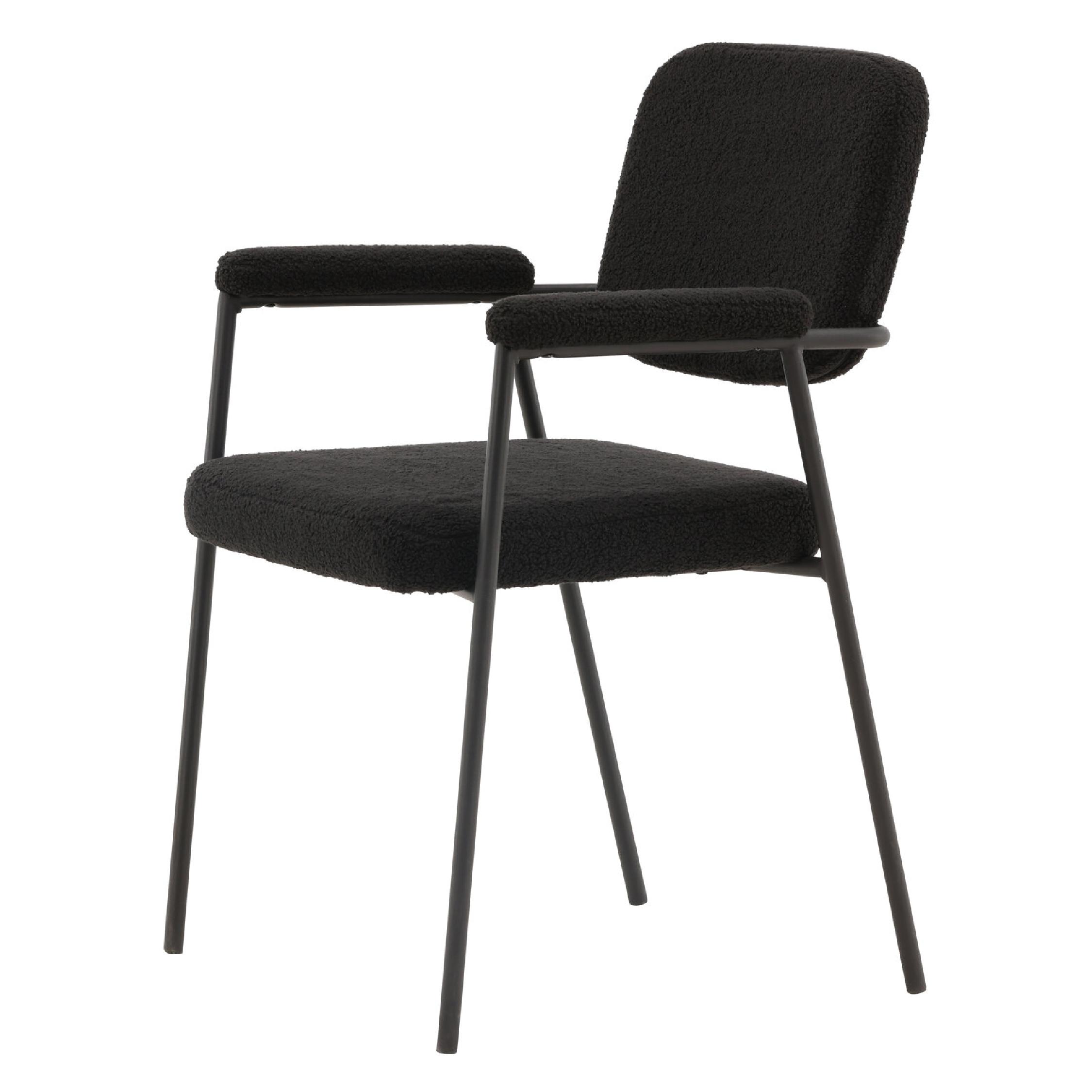 Zwarte Scandinavische eetkamerstoelen set afbeelding 3