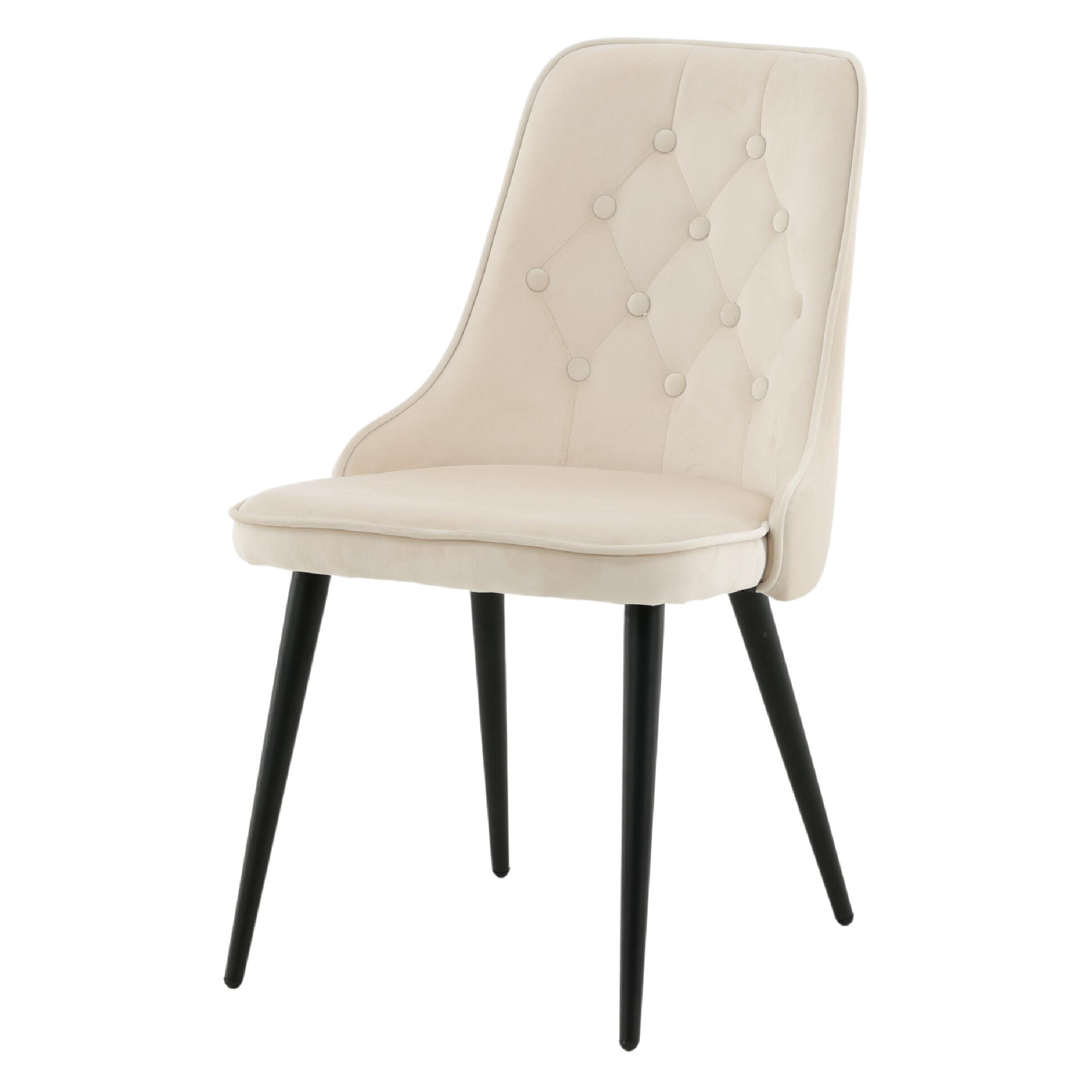 Velvet Deluxe Eetkamerstoelen set van 2 afbeelding 2