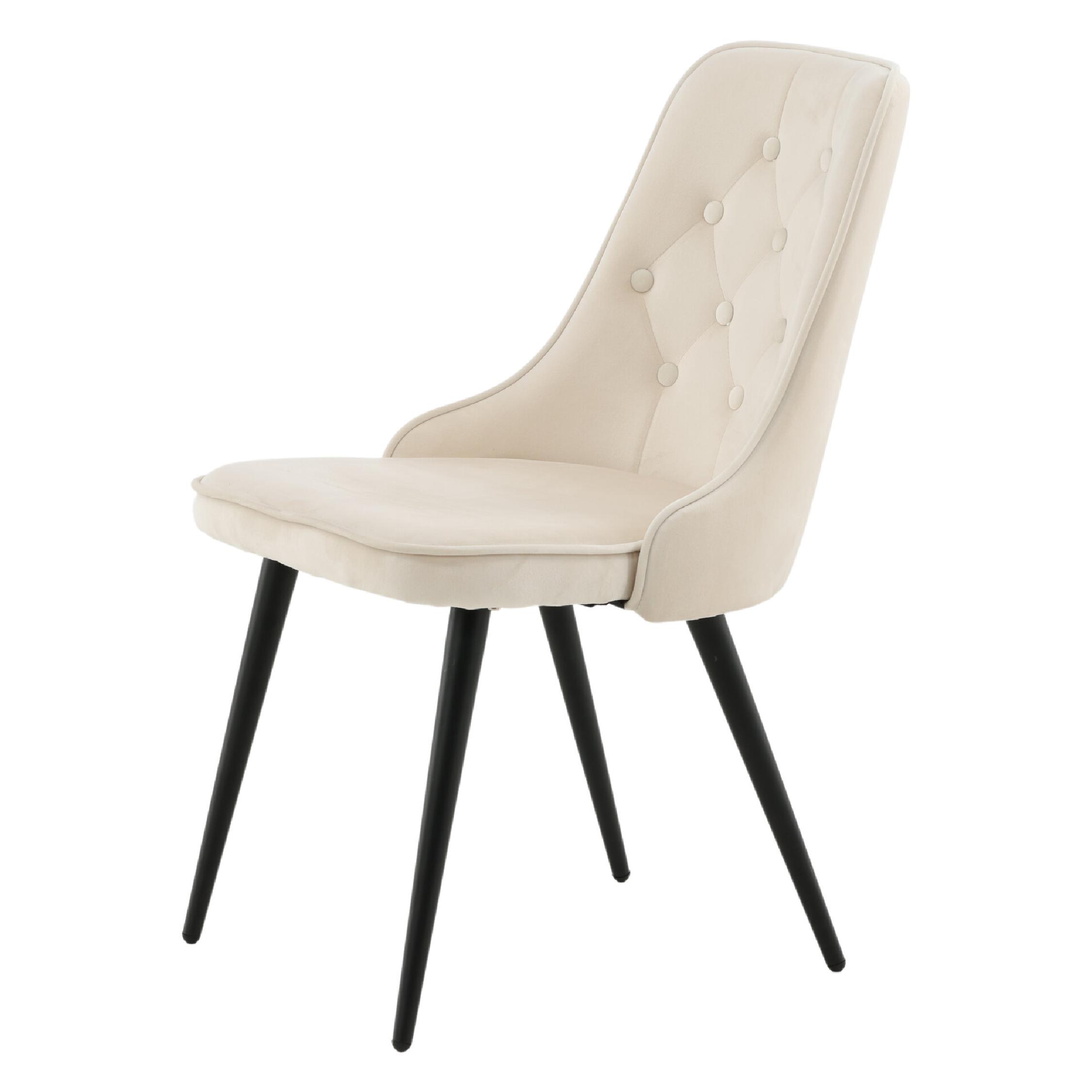 Velvet Deluxe Eetkamerstoelen set van 2 afbeelding 3