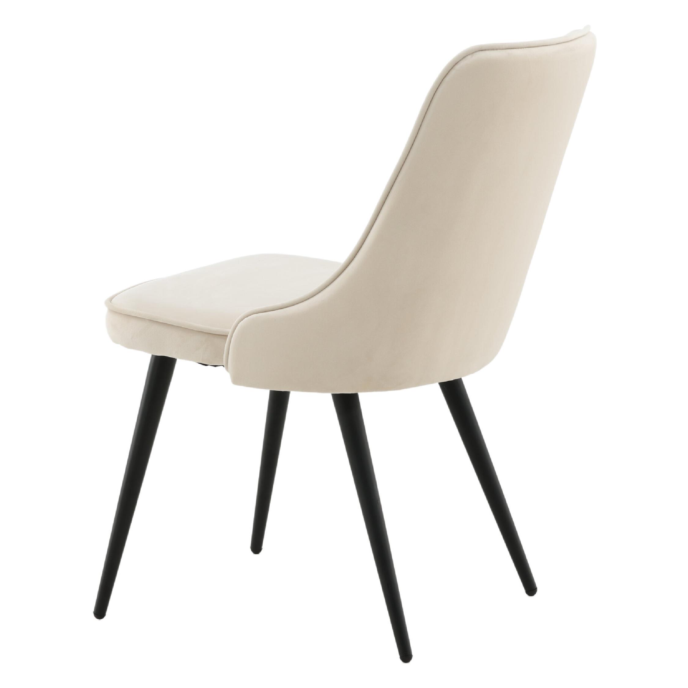 Velvet Deluxe Eetkamerstoelen set van 2 afbeelding 5