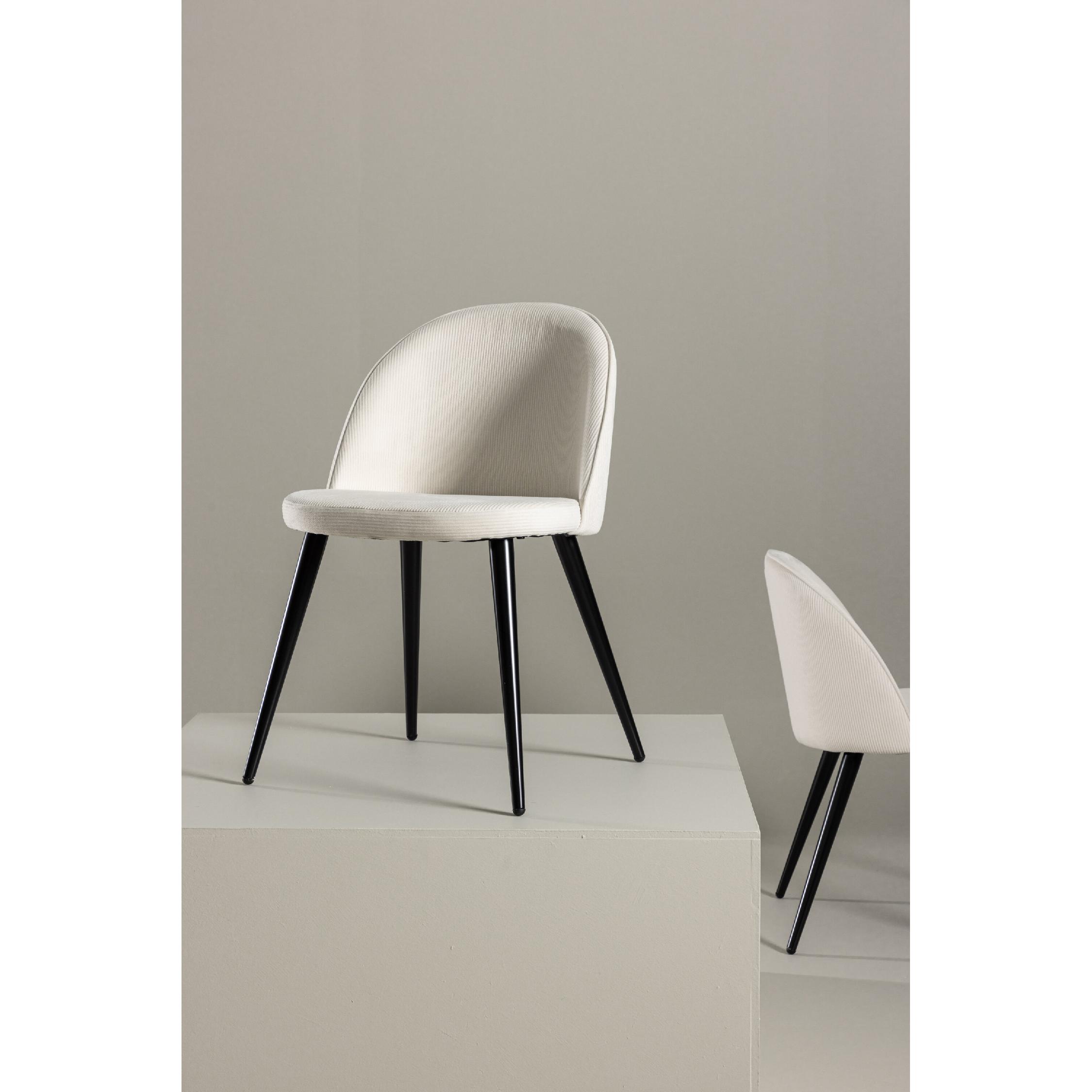 Velvet eetkamerstoelen set van 2 afbeelding 6