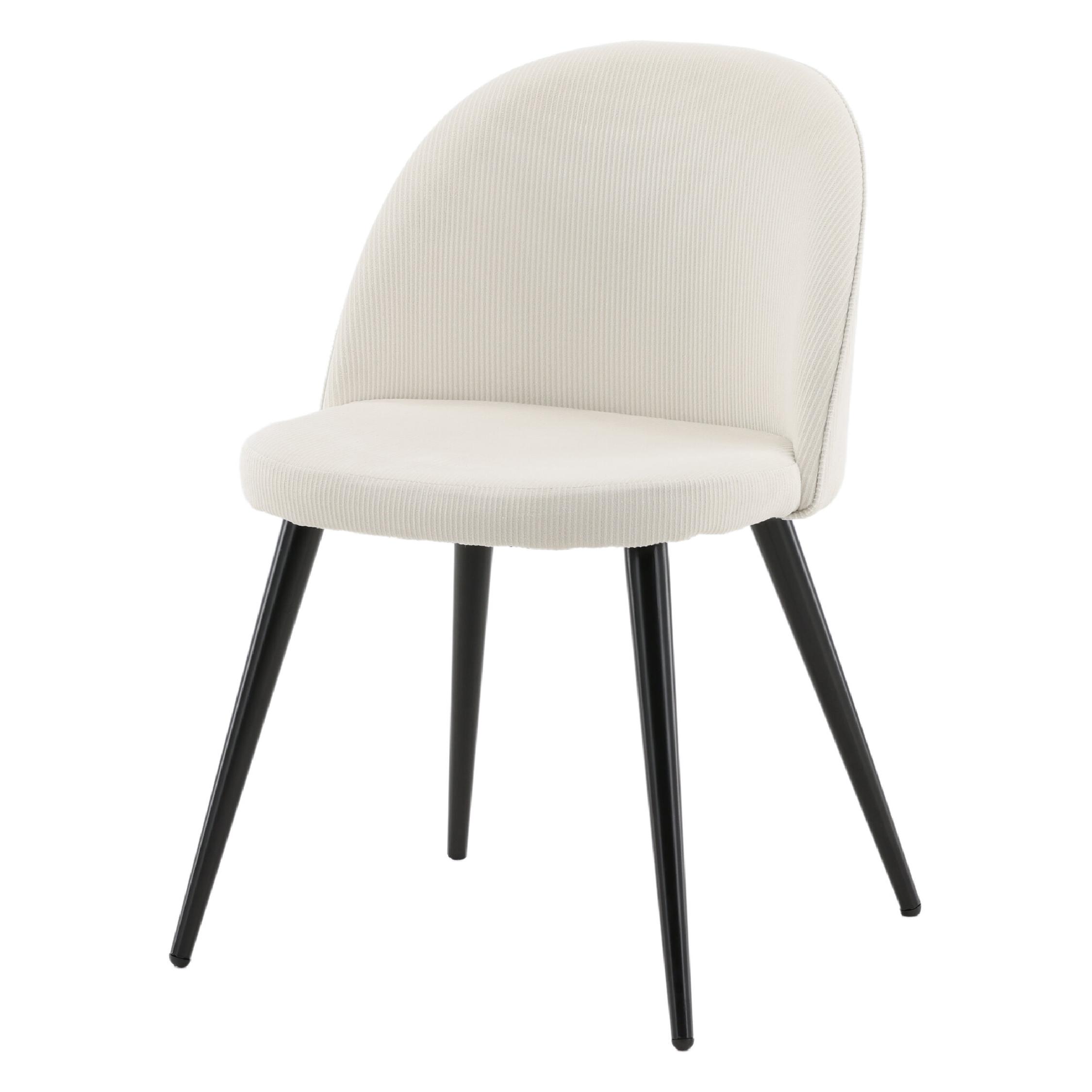 Velvet eetkamerstoelen set van 2 afbeelding 2