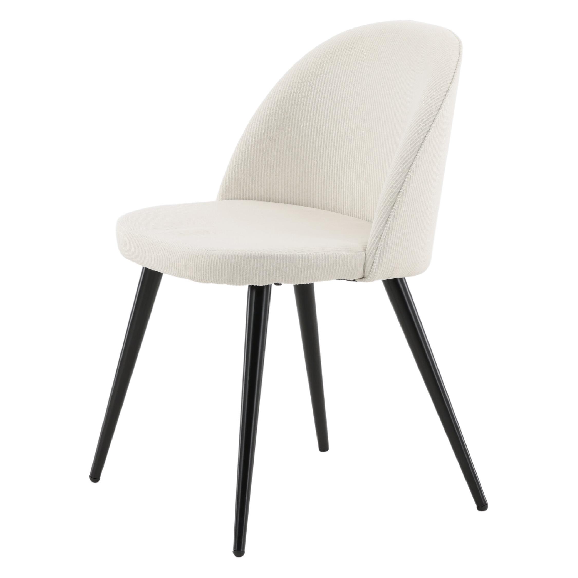 Velvet eetkamerstoelen set van 2 afbeelding 3