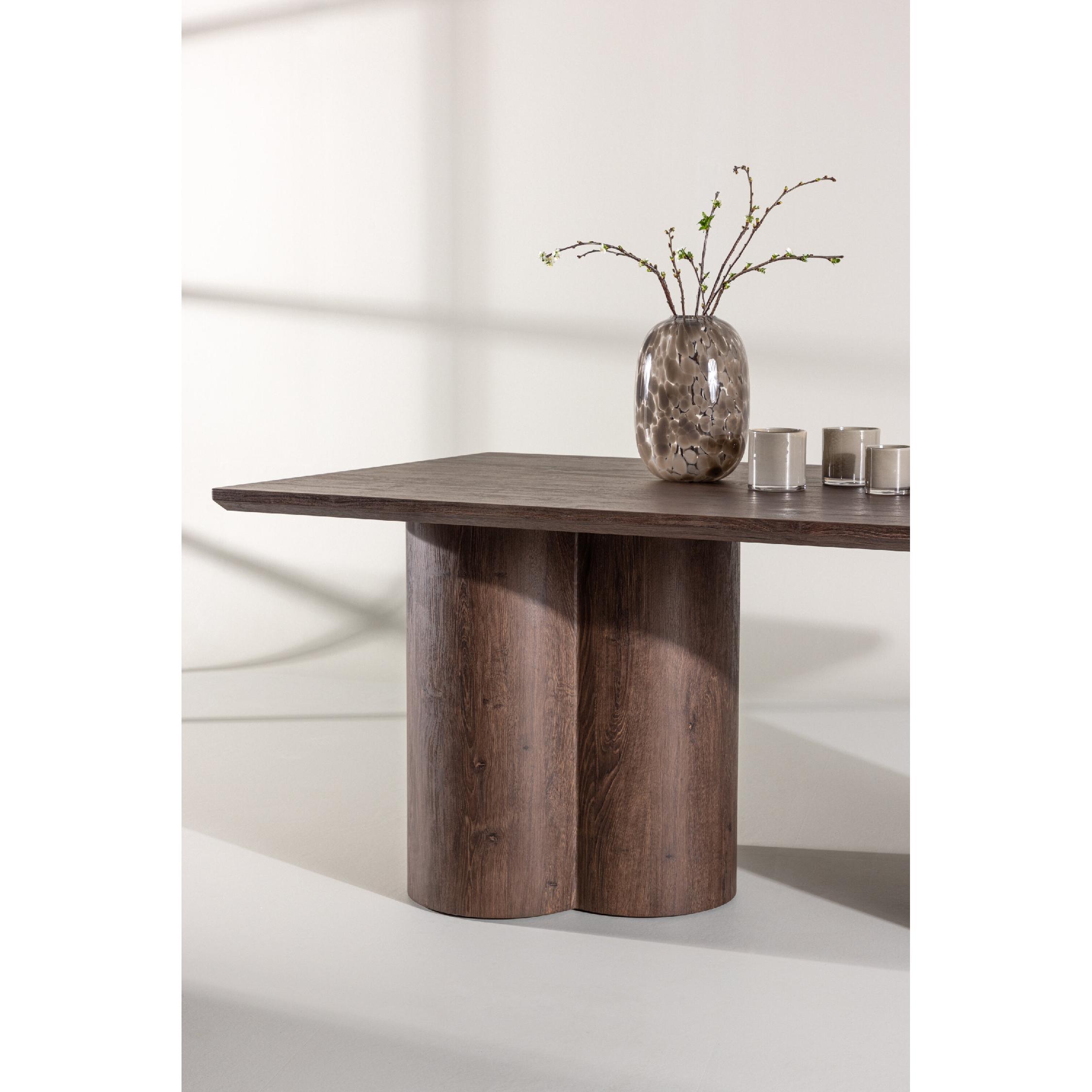 Eettafel Clara mocca 100x210 cm afbeelding 8