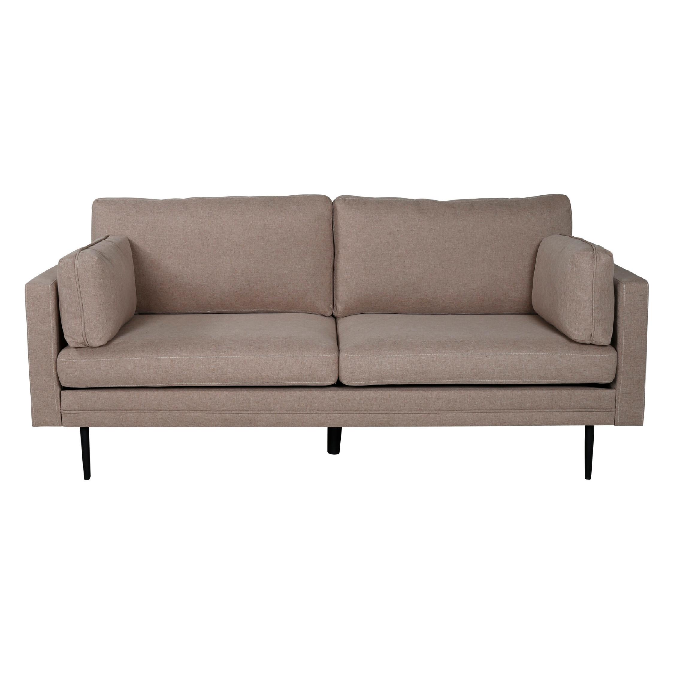 Rochester Sofa Zwart Bruin Stof afbeelding 1