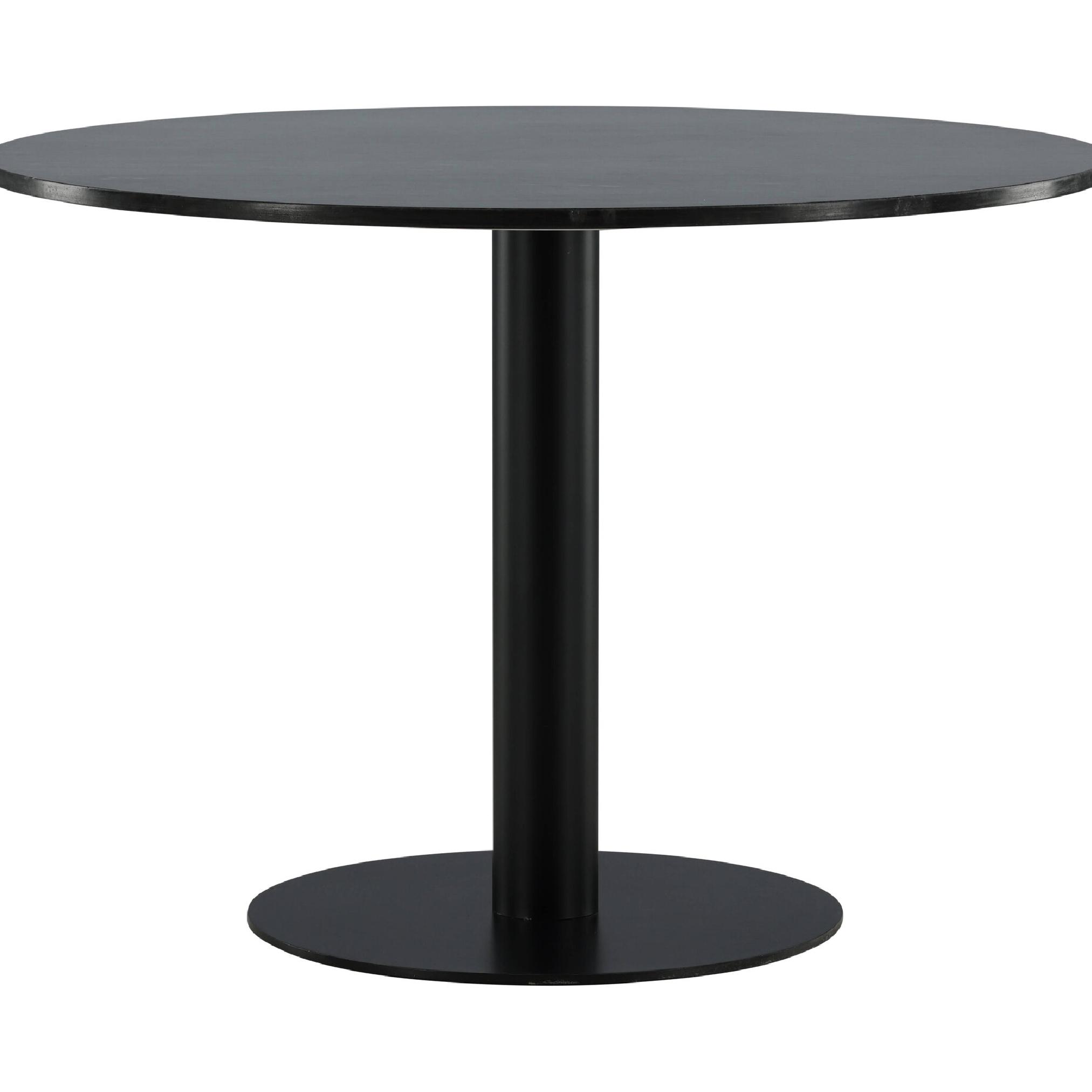 Ronde eettafel grijs marmer afbeelding 1